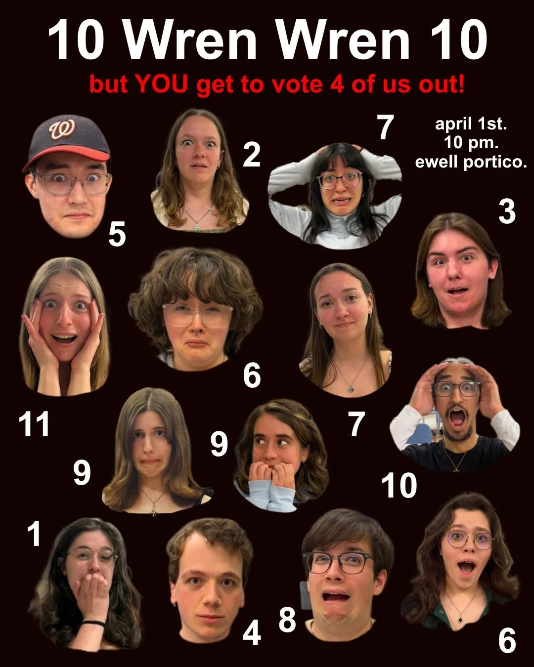 you asked and we delivered... our only option is war 😞 pull up TOMORROW @ 10 to send us into the arena (ewell portico)