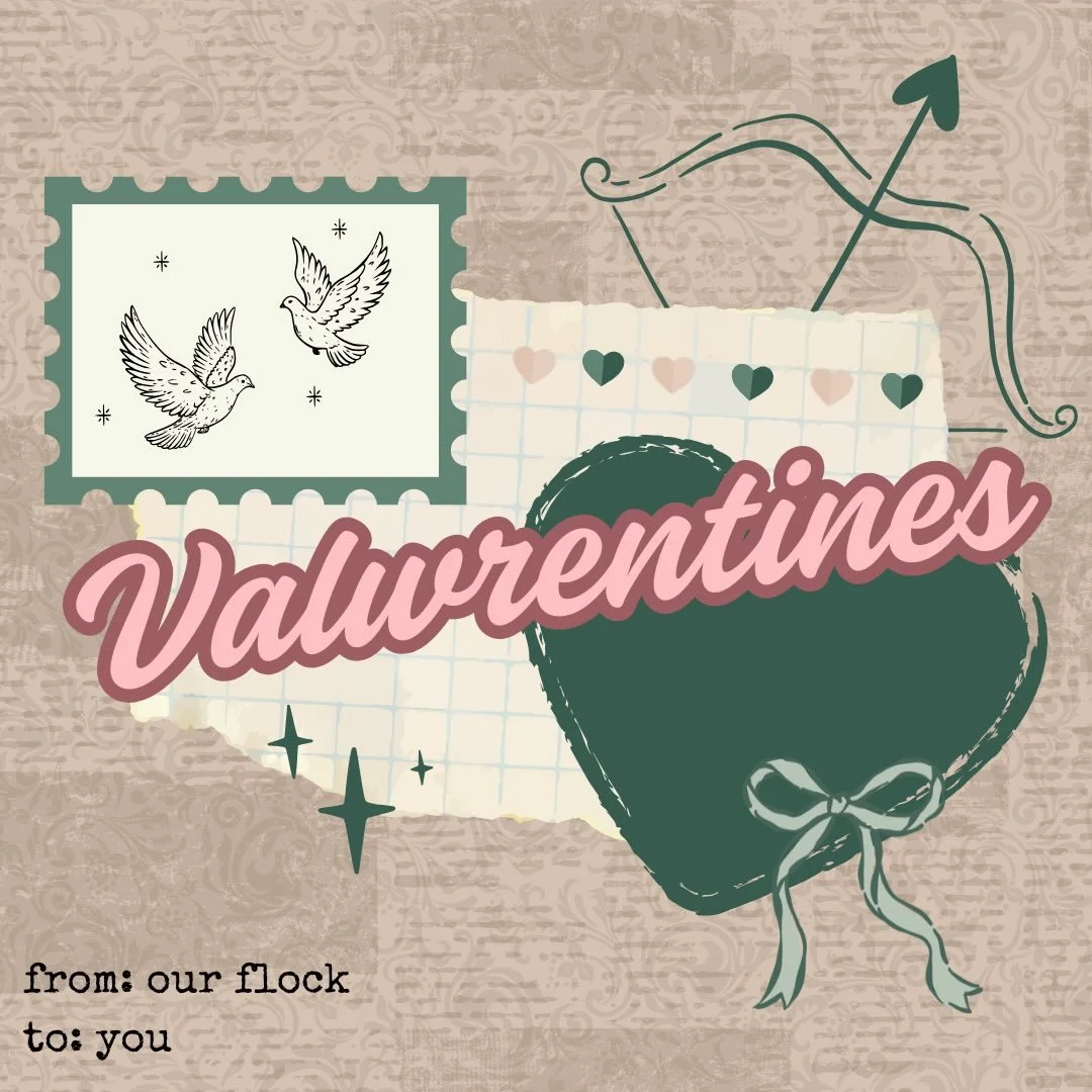 Happy Valwrentines!!! 💘🐦&zwj;⬛ A special delivewren from our flock to yours (a great last minute gift!) <333