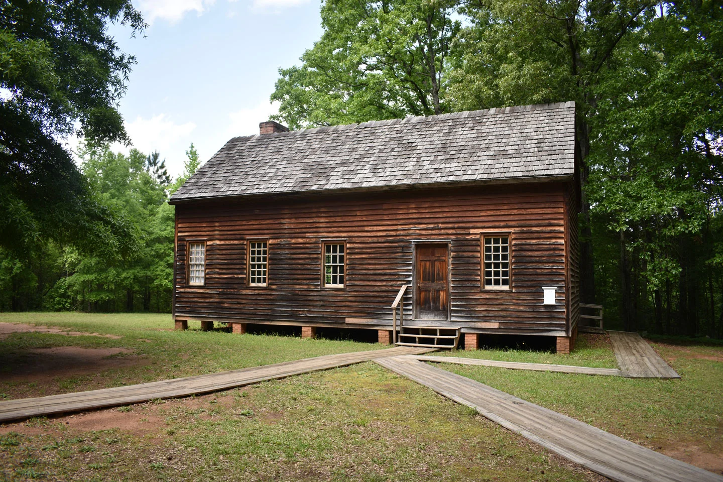 Another schoolhouse at historic Brattonsville