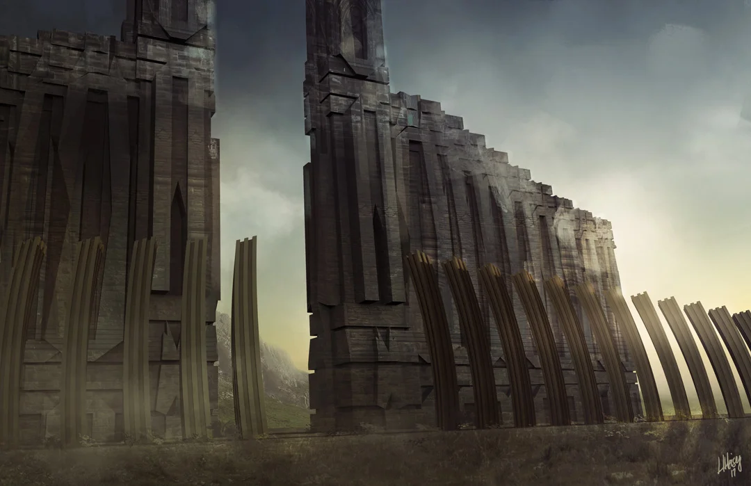 Sunrise Gates From a Long Lost Civilization Somewhere
