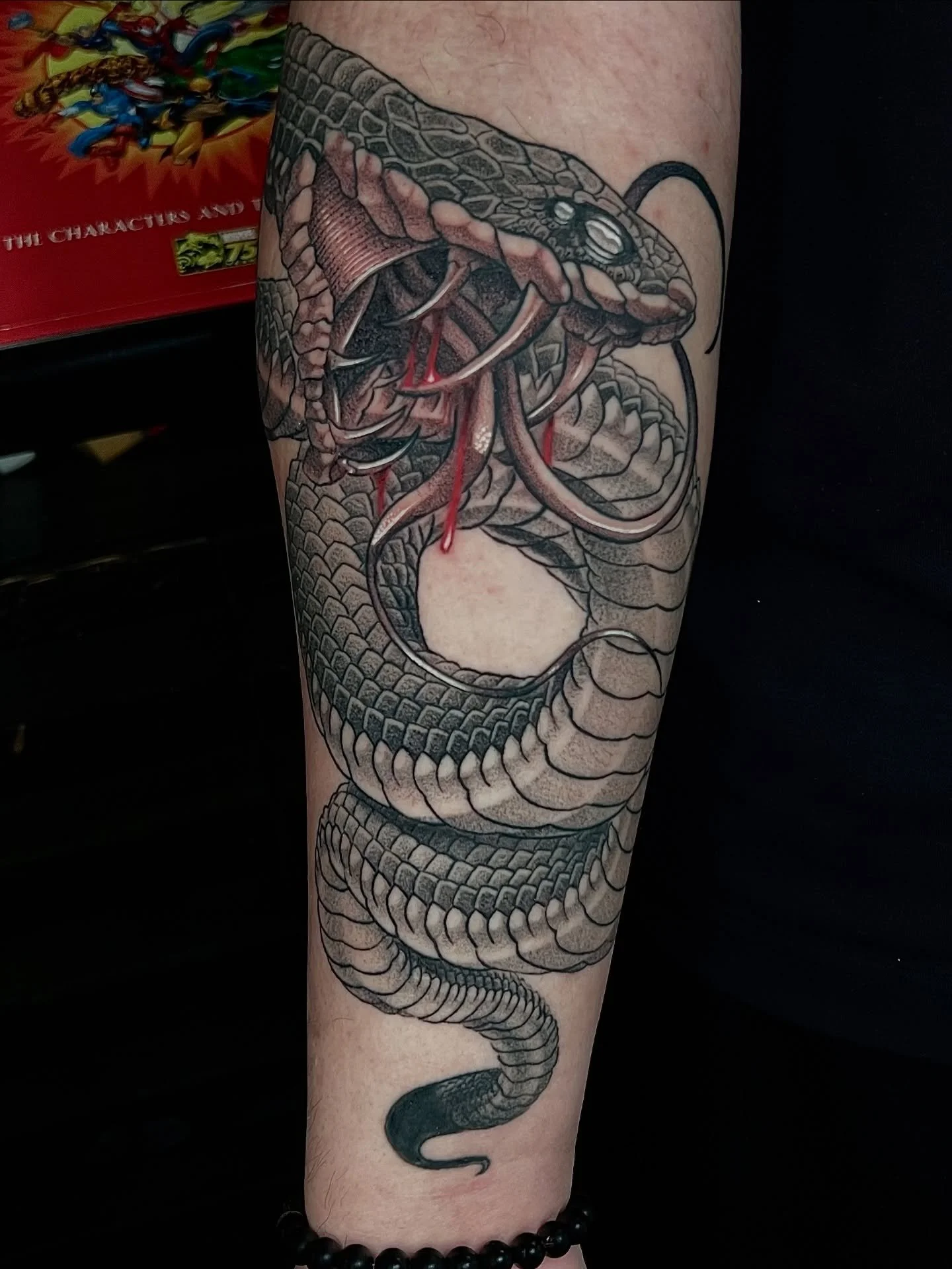 🐍 

#snake #snaketattoo #blackwork #dotwork #chicagoartist #blackandgray