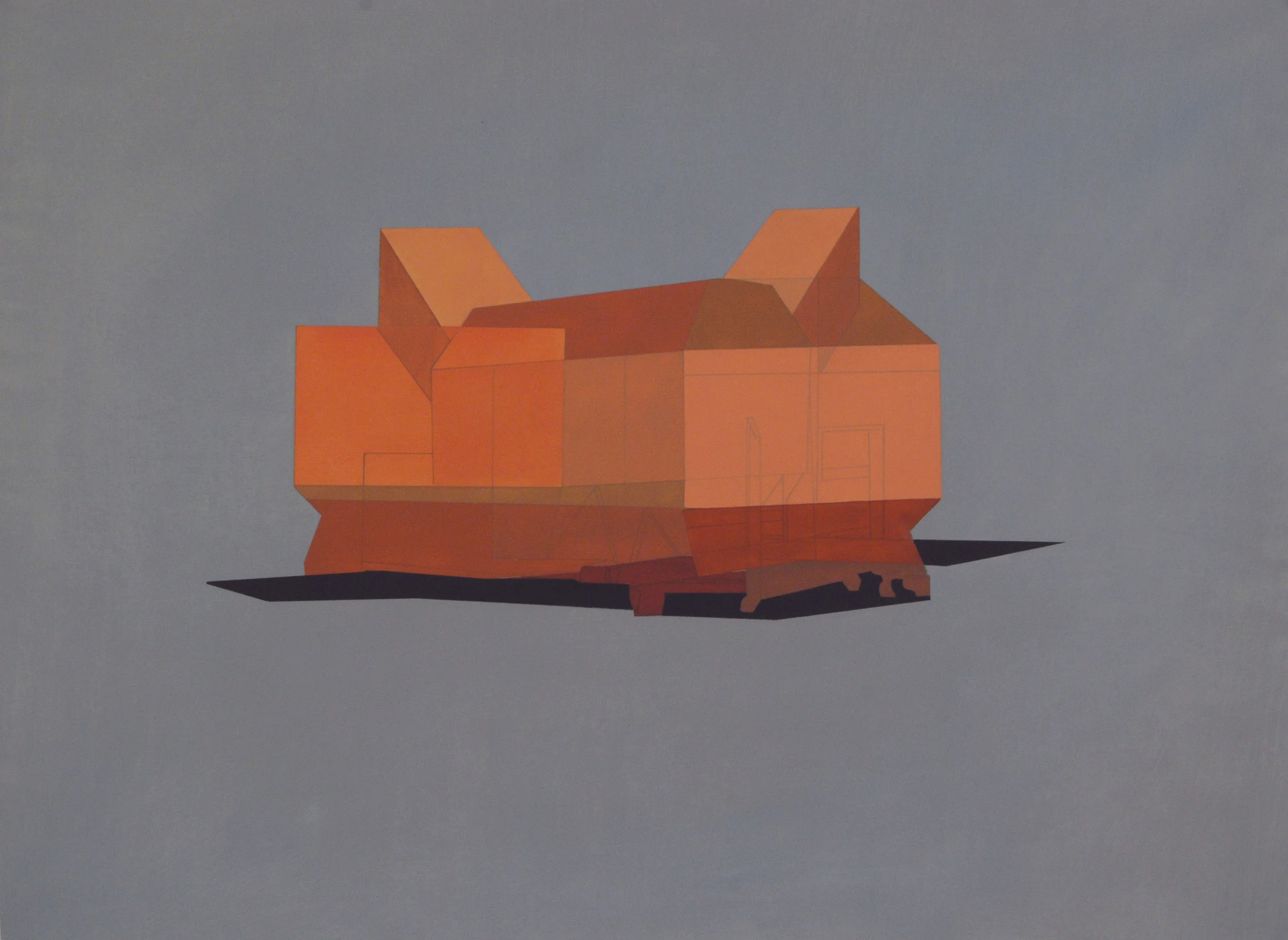 RORSCHACH oil on paper | 35" x 46" | 2011
