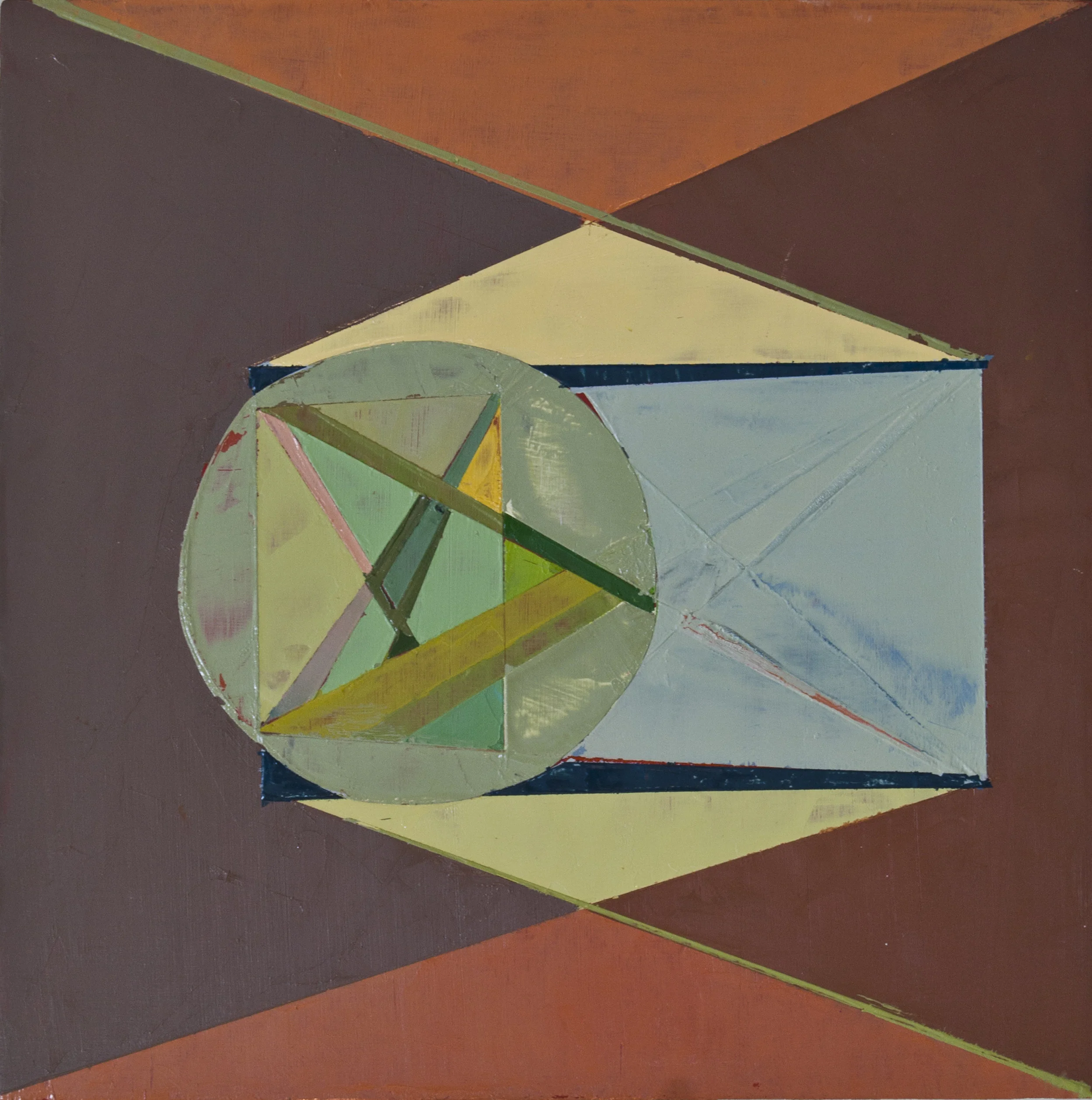VENN DIAGRAM MEDITATION NO.1 oil on panel | 10" x 10" | 2014