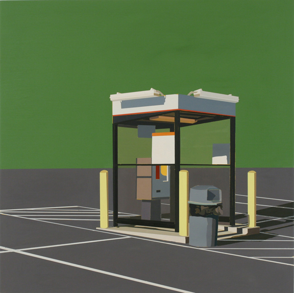   GREEN EARTH: TICKET BOOTH   oil on panel | 24" x 24" 2012 