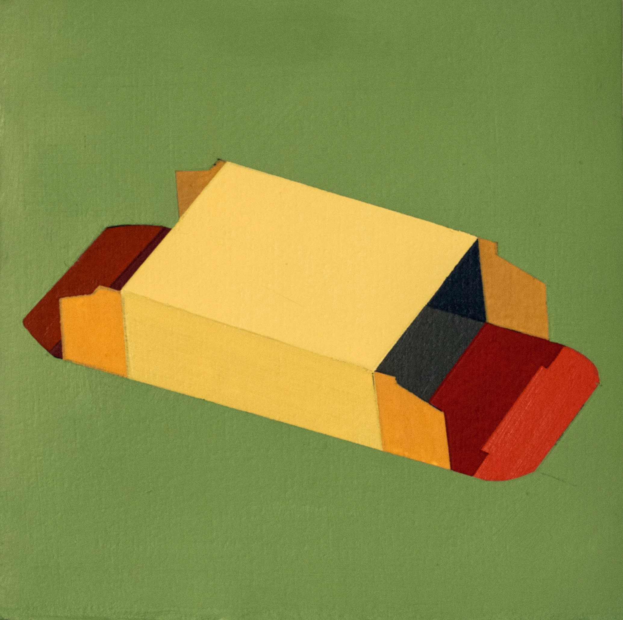 BOXING DAY no.2 oil on paper | 6" x 6" 2018