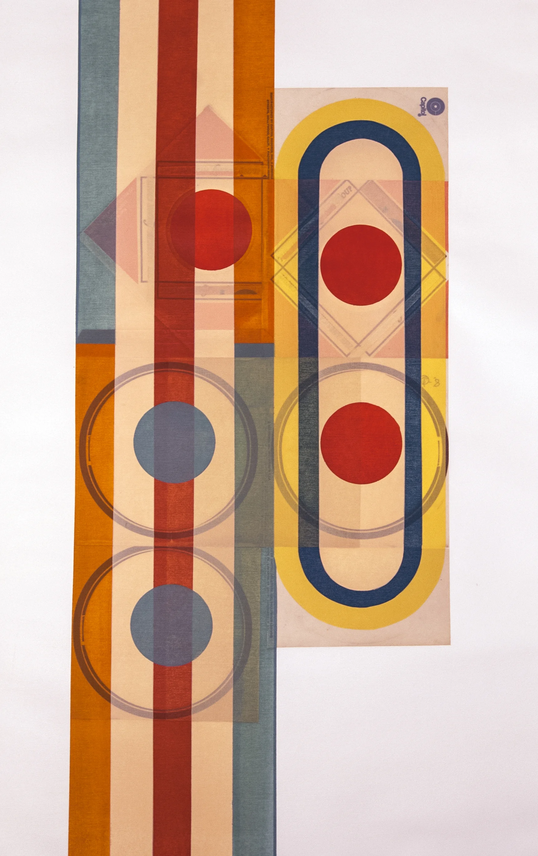 LINER NOTES: JUMPING THROUGH HOOPS mixed media on paper | 24" x 32" | 2018