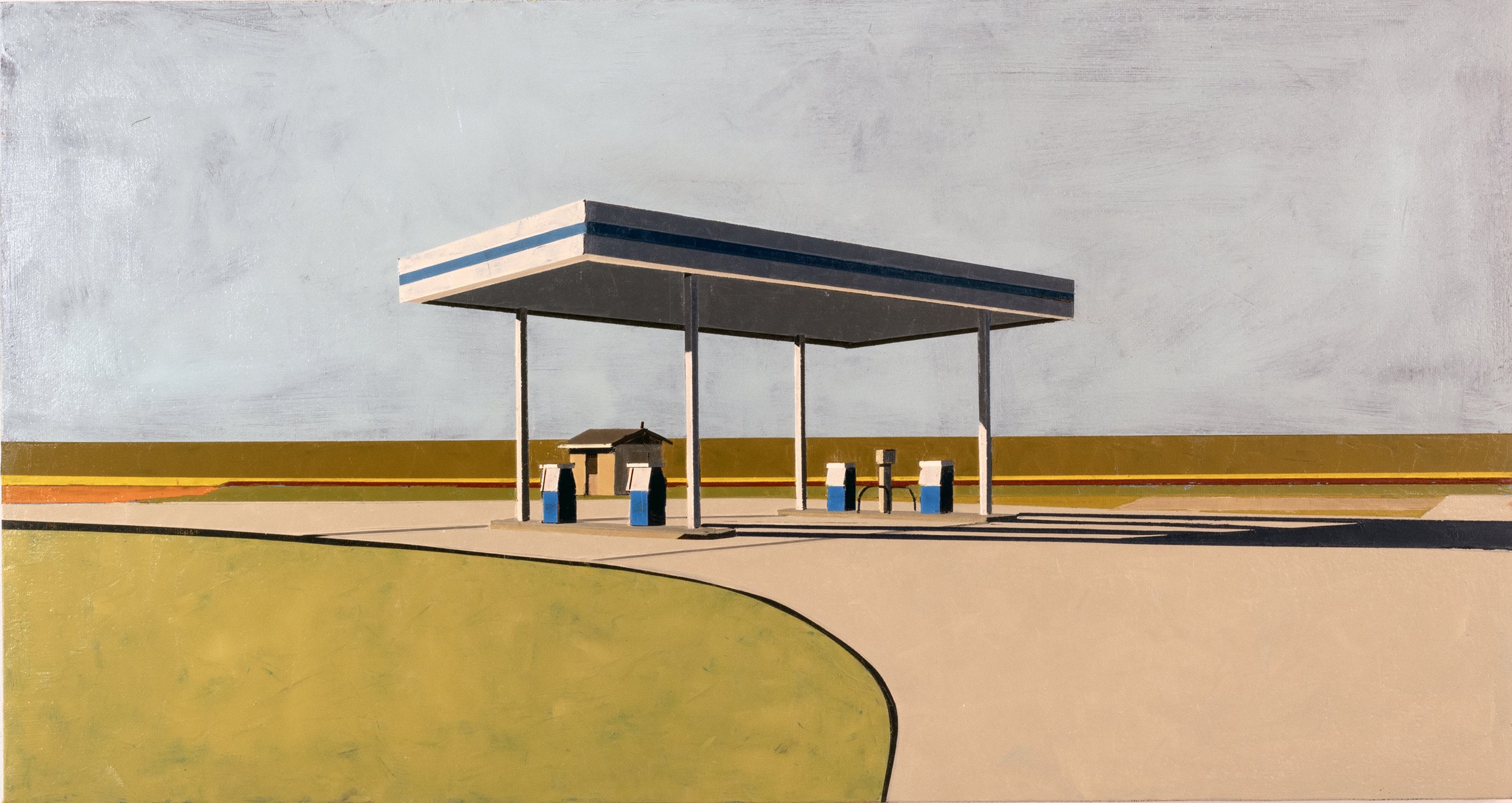   VACANCY: MCMINNVILLE 	   oil on canvas | 12”x24” | 2021    