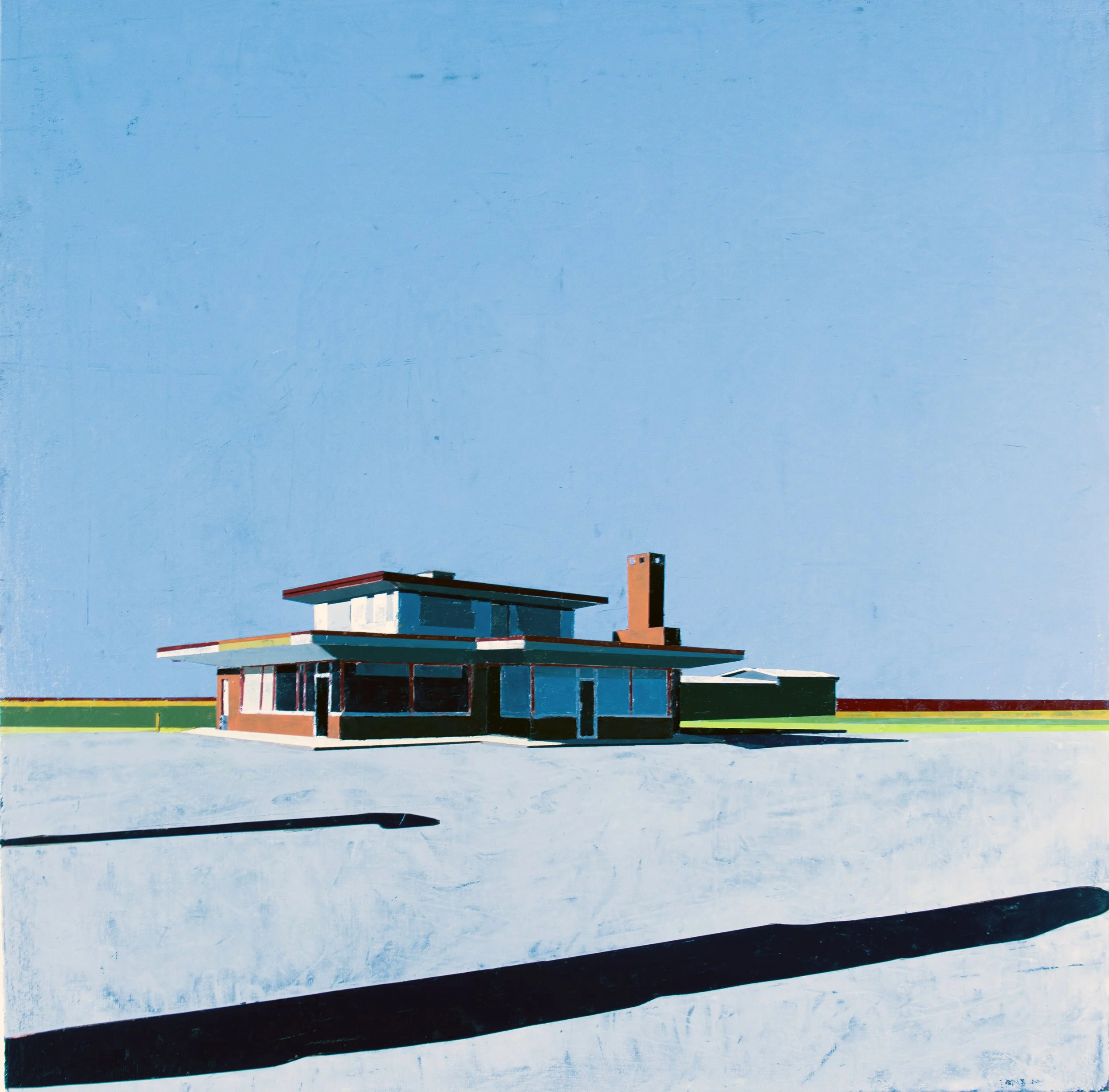 VACANCY: LOW MAIN   oil on canvas | 20” x 20” | 2025