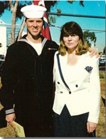 Dusty and his mother LInda