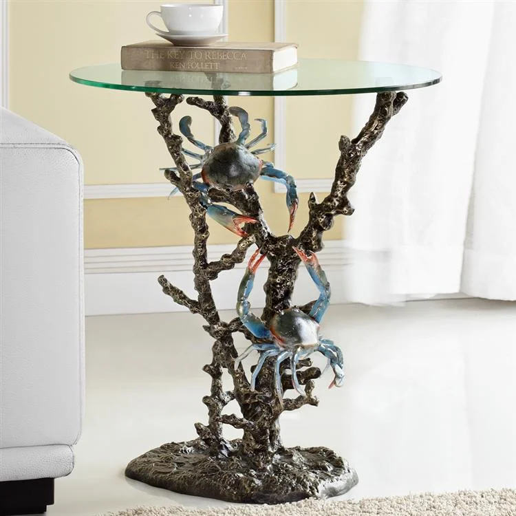 Crabs And Coral End Table 34014