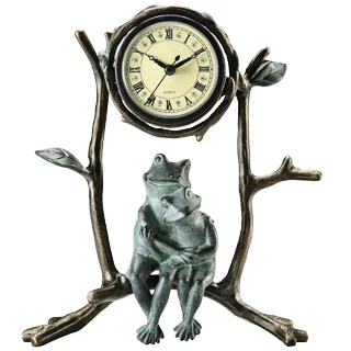 Mother And Baby Frog Clock 33475