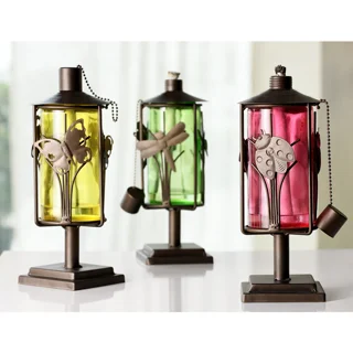 Butterfly Dragonfly Ladybug Tabletop Oil Lanterns 75005