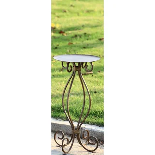Small Stylized Scroll Plant Stand 33752