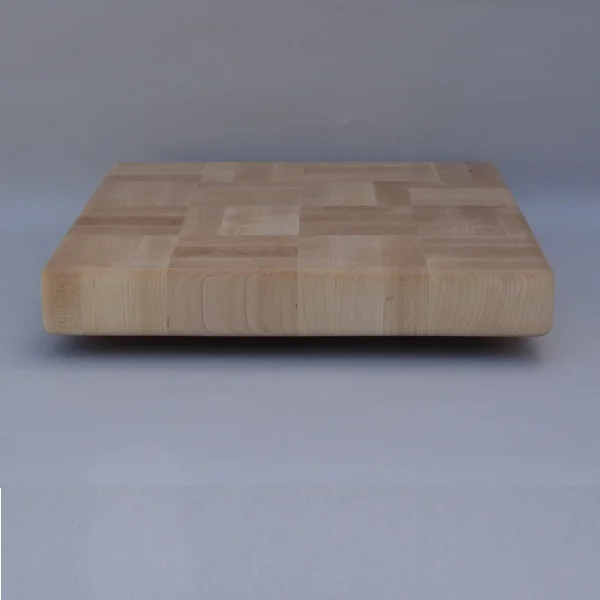 2" Square Maple End Grain Up Cutting Board