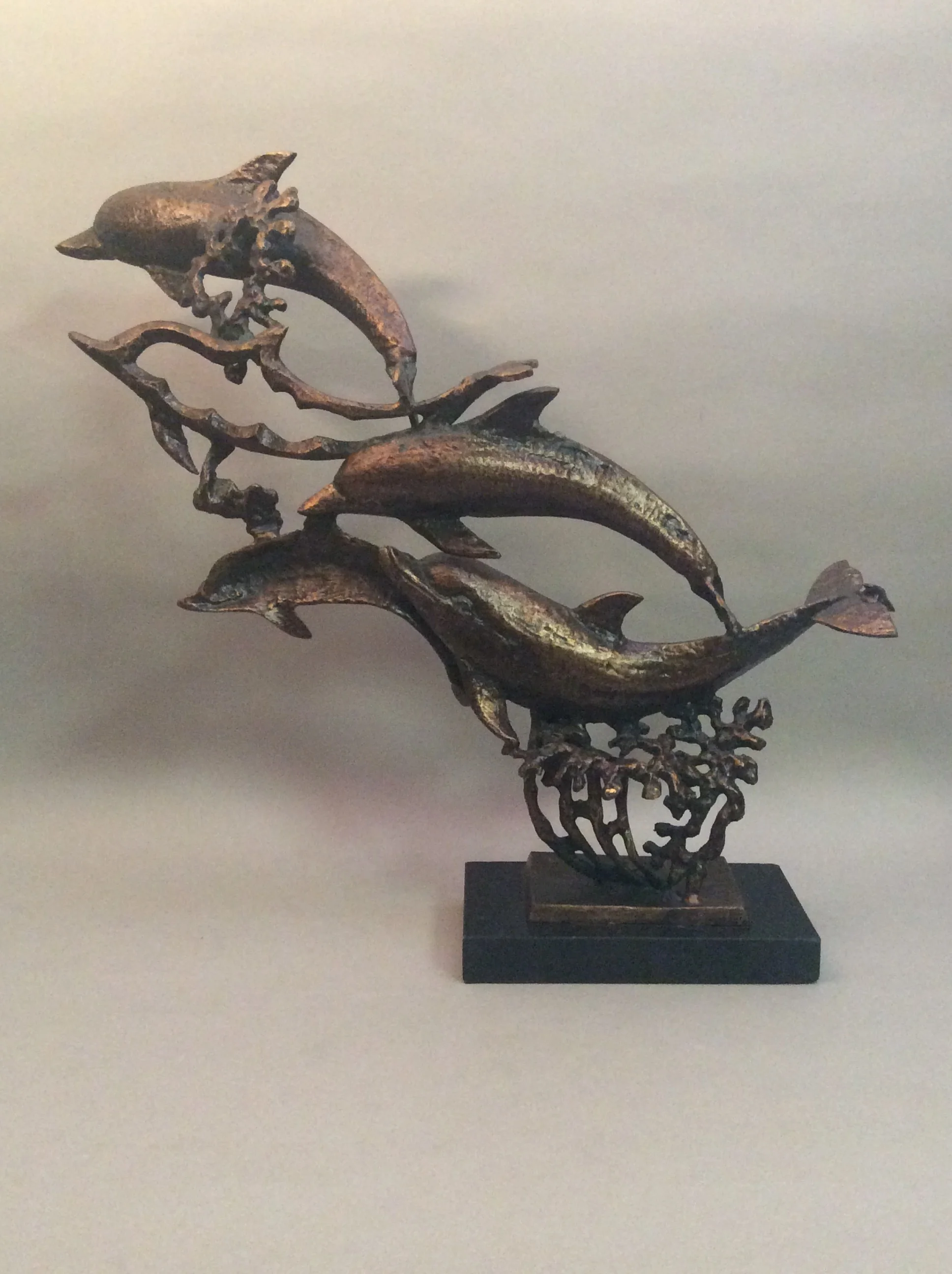 Contemporary Dolphin Sculpture