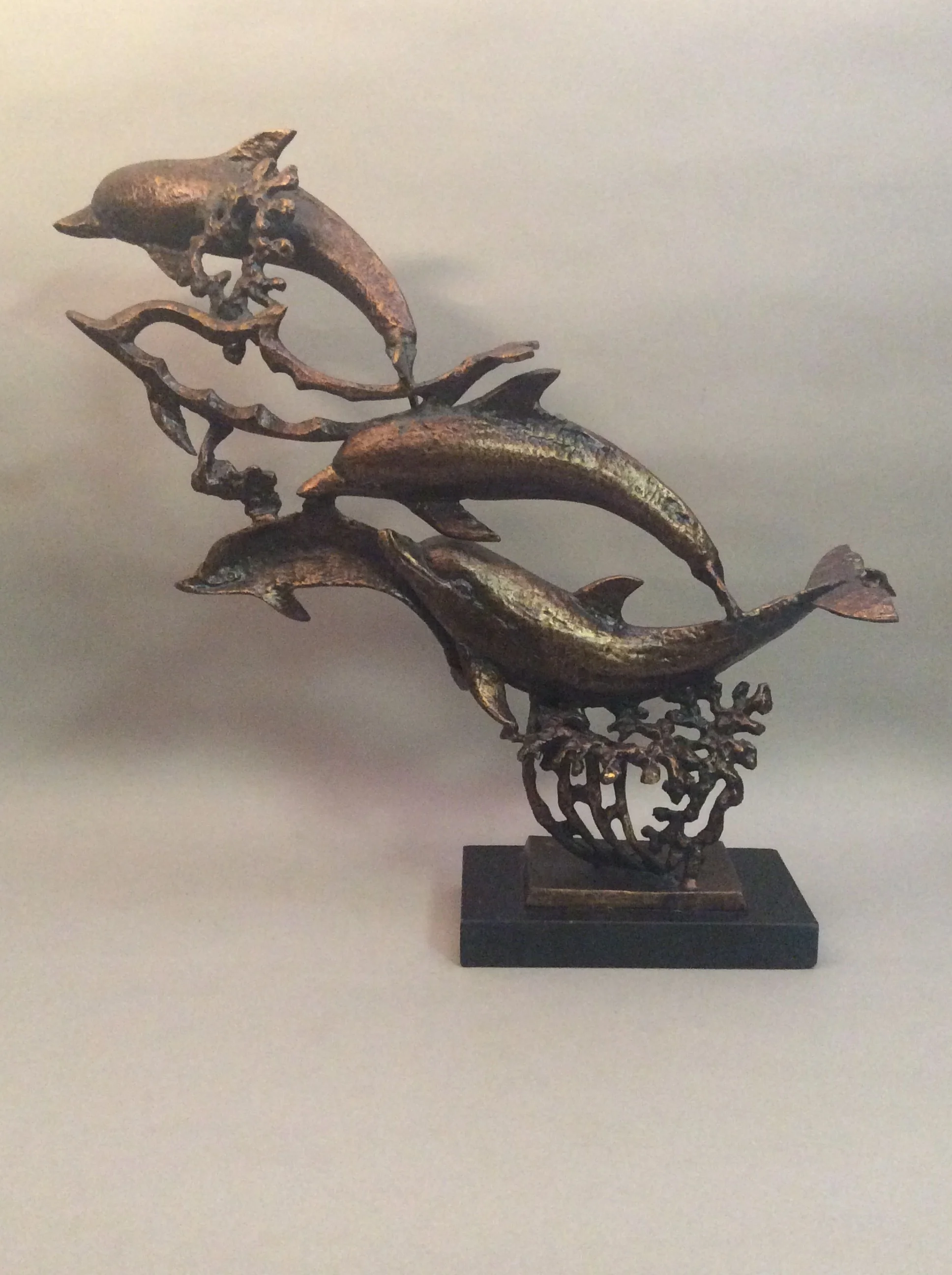 Contemporary Dolphin Sculpture