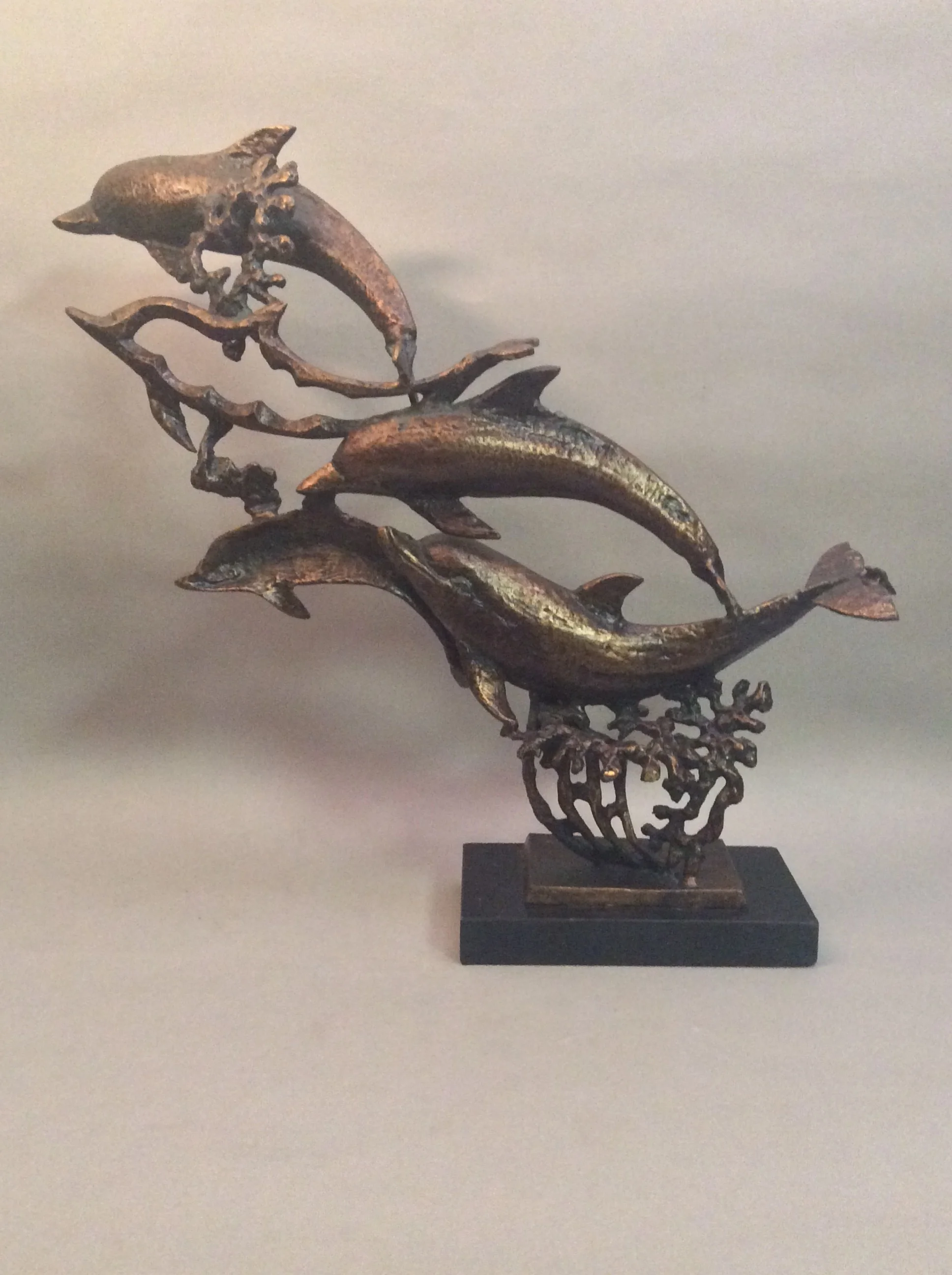 Contemporary Dolphin Sculpture