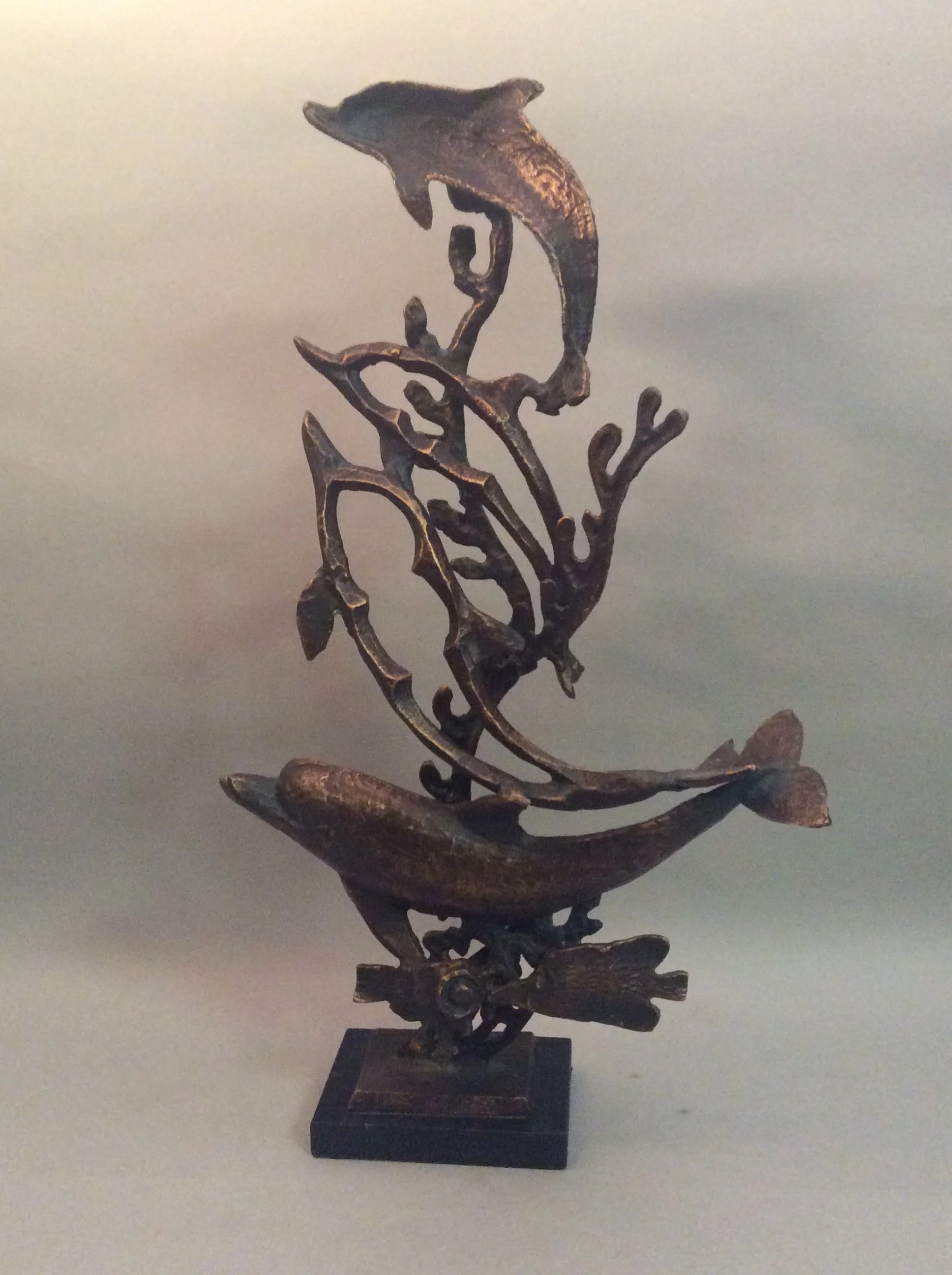 Contemporary Dolphin Figurine