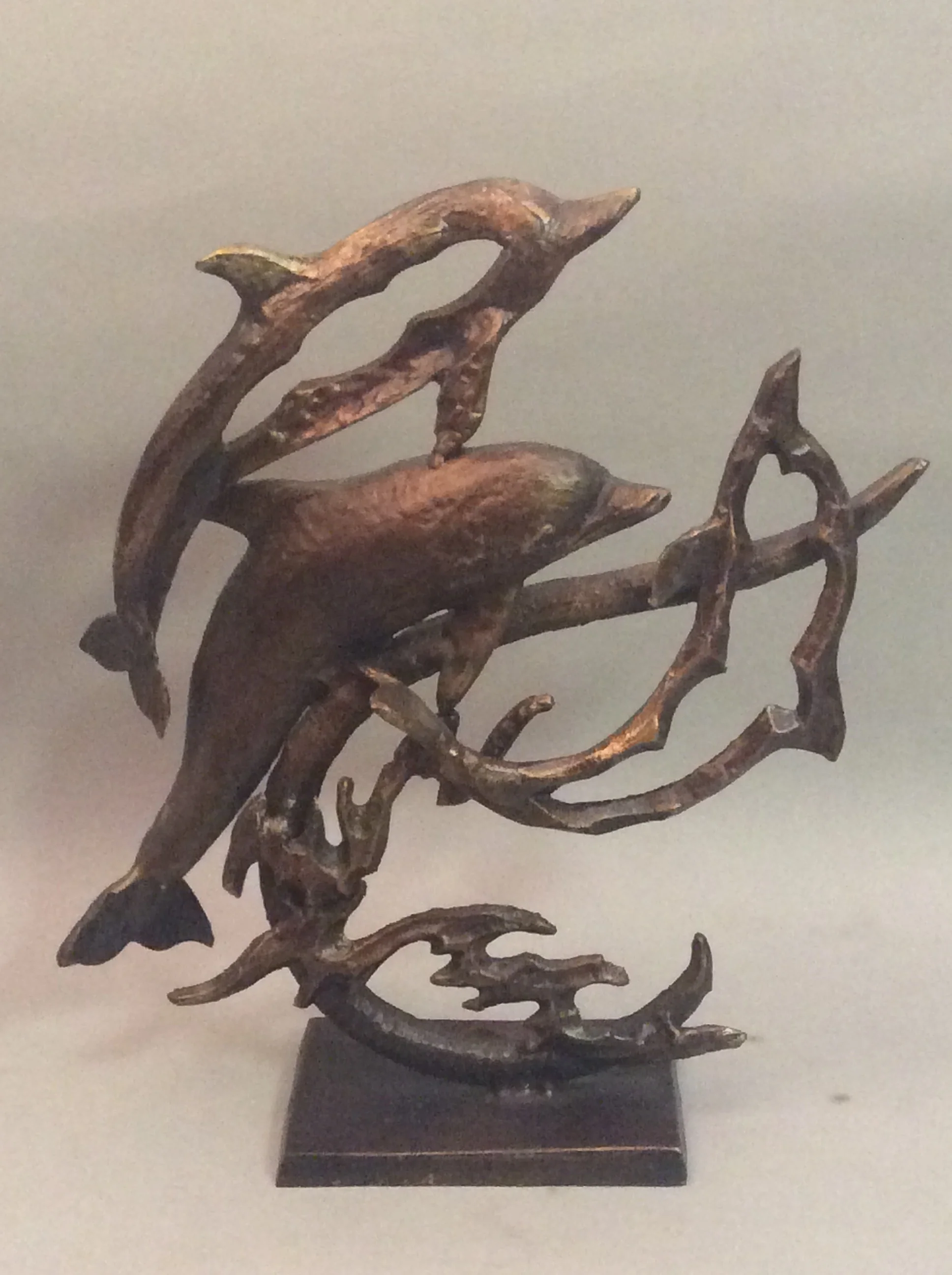 Contemporary Dolphin Figurine