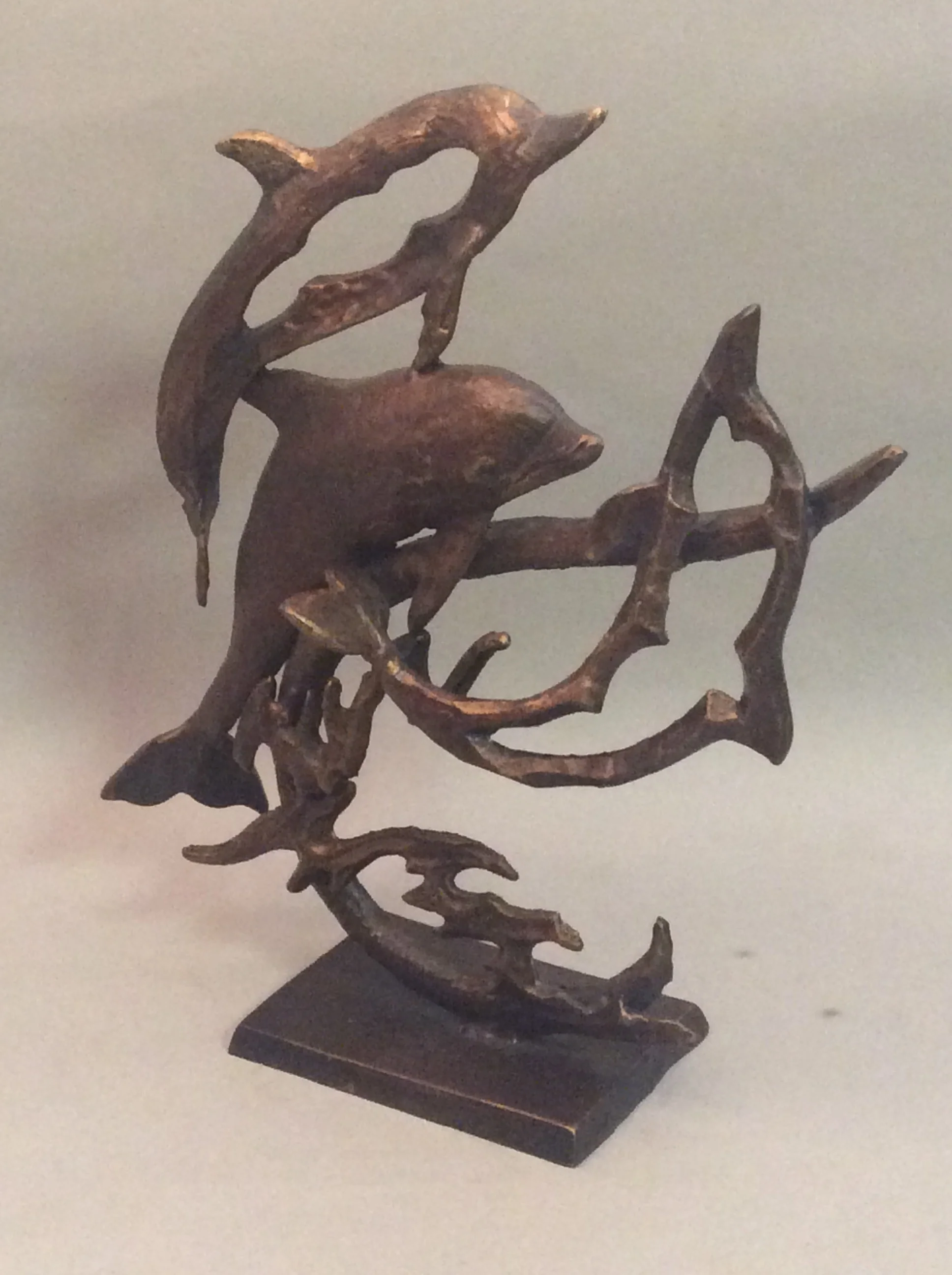 Contemporary Dolphin Figurine