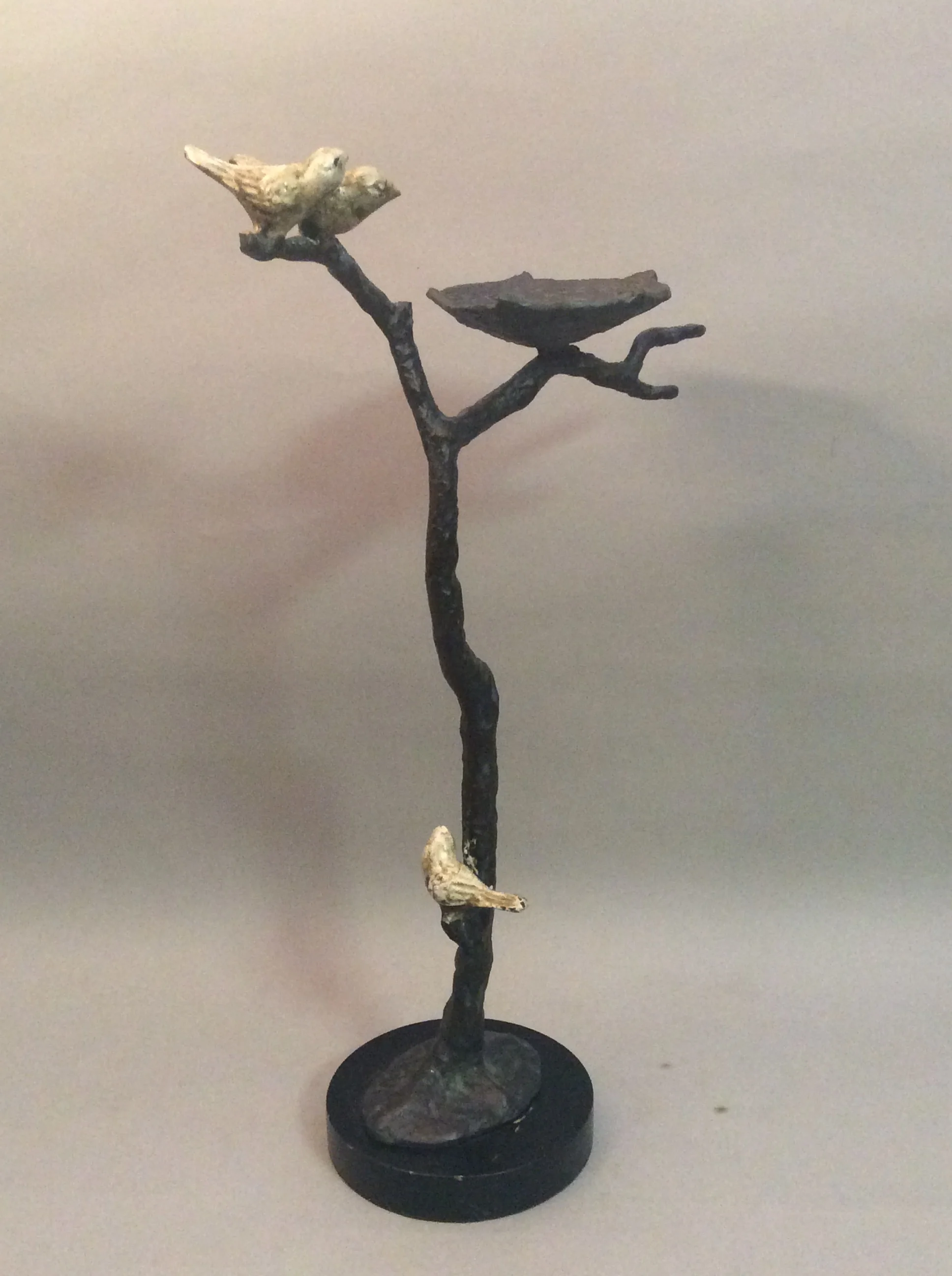 Birds And Branches Candle Holder