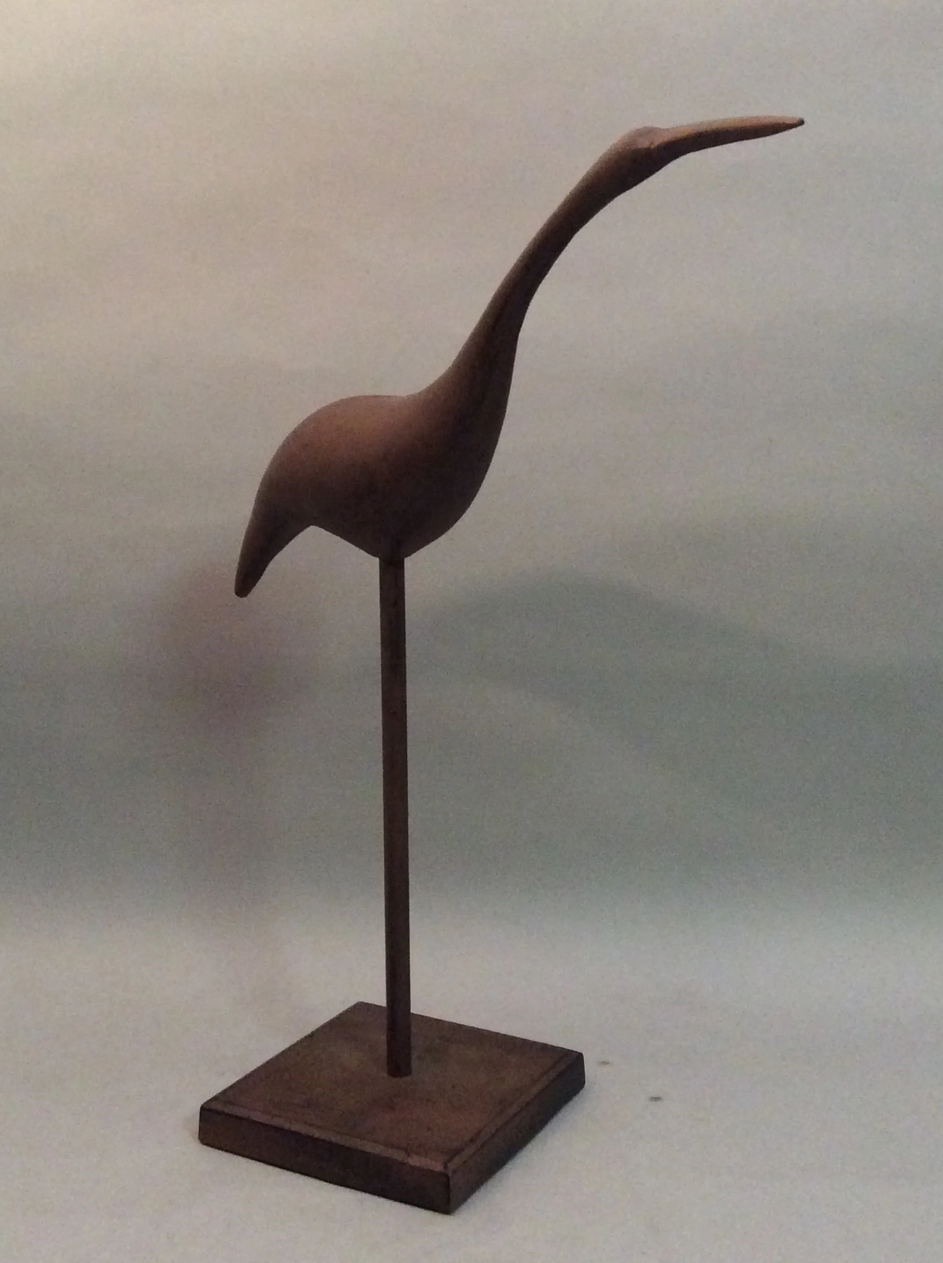 Contemporary Crane Sculpture