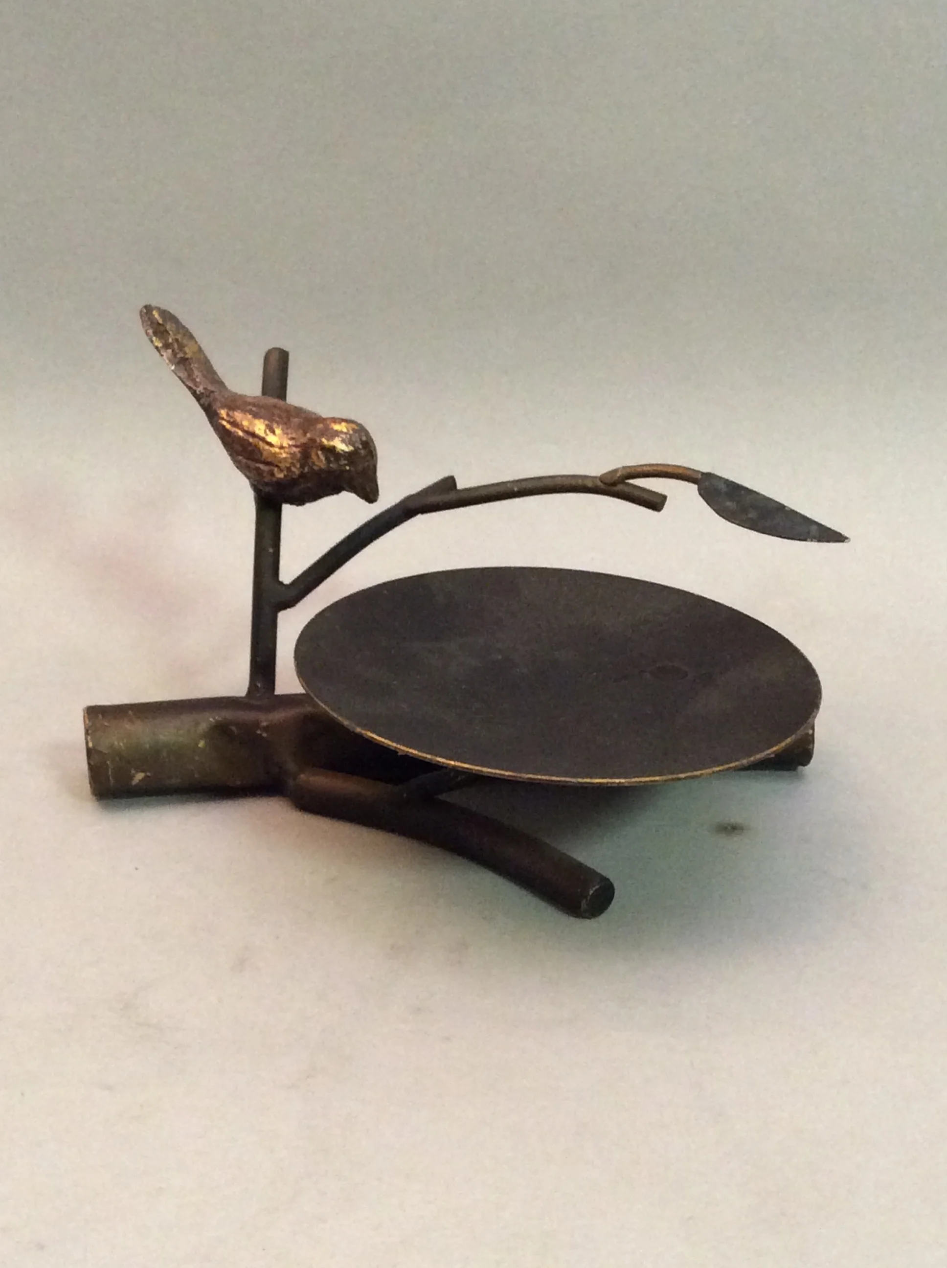 Bird And Twig Candle Holder