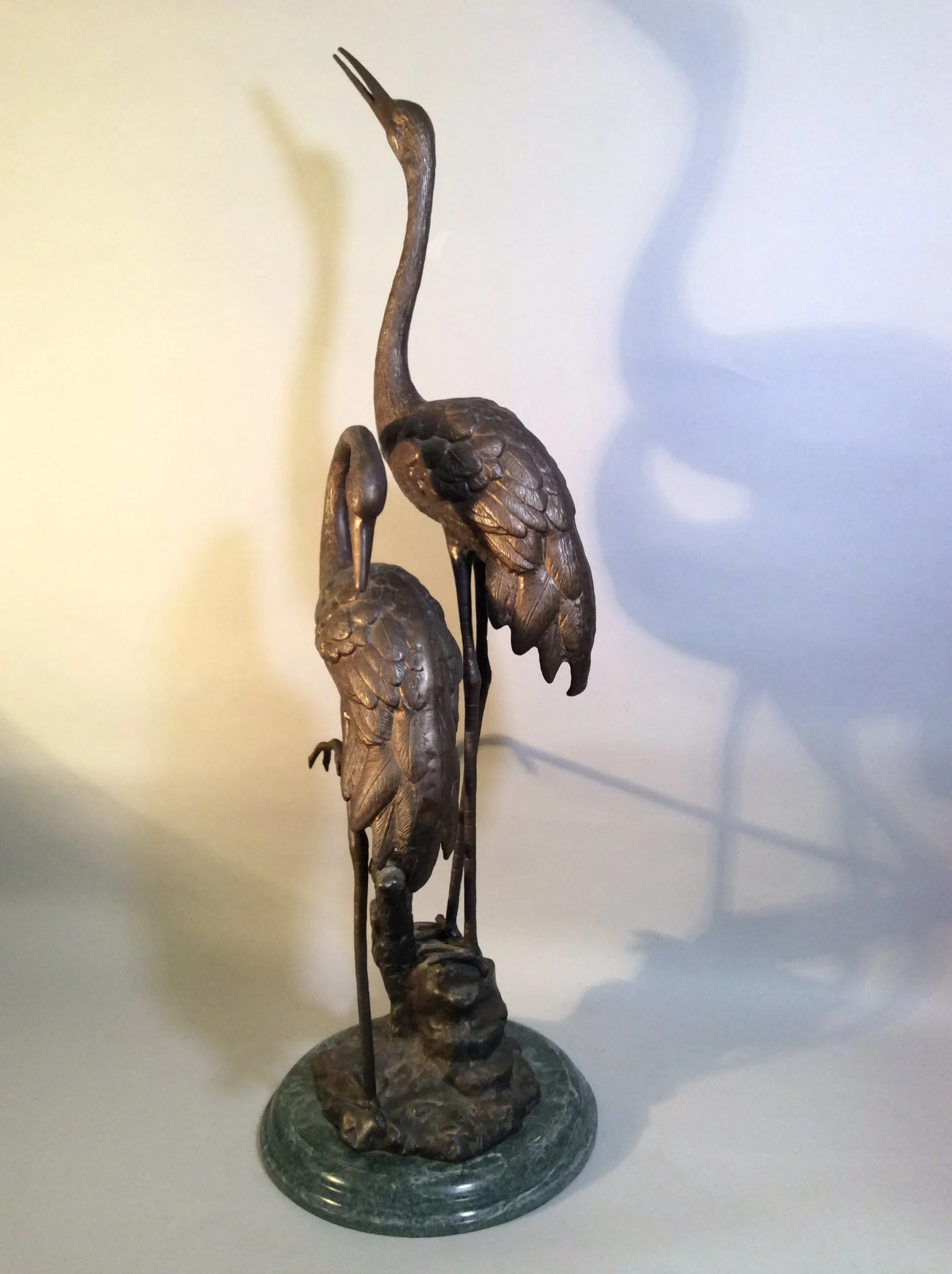 Courting Crane Couple BZ25026