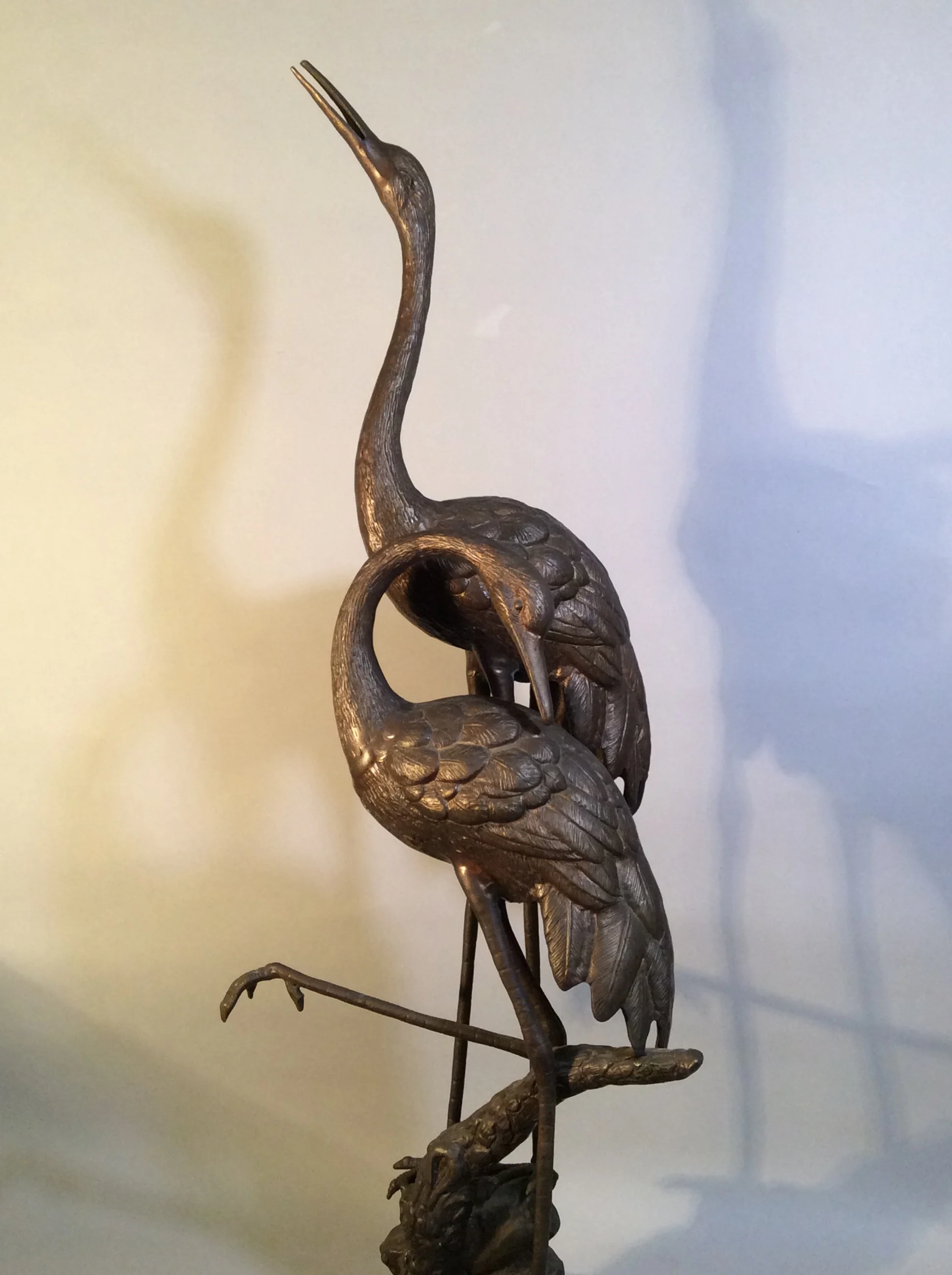 Courting Crane Couple BZ25026