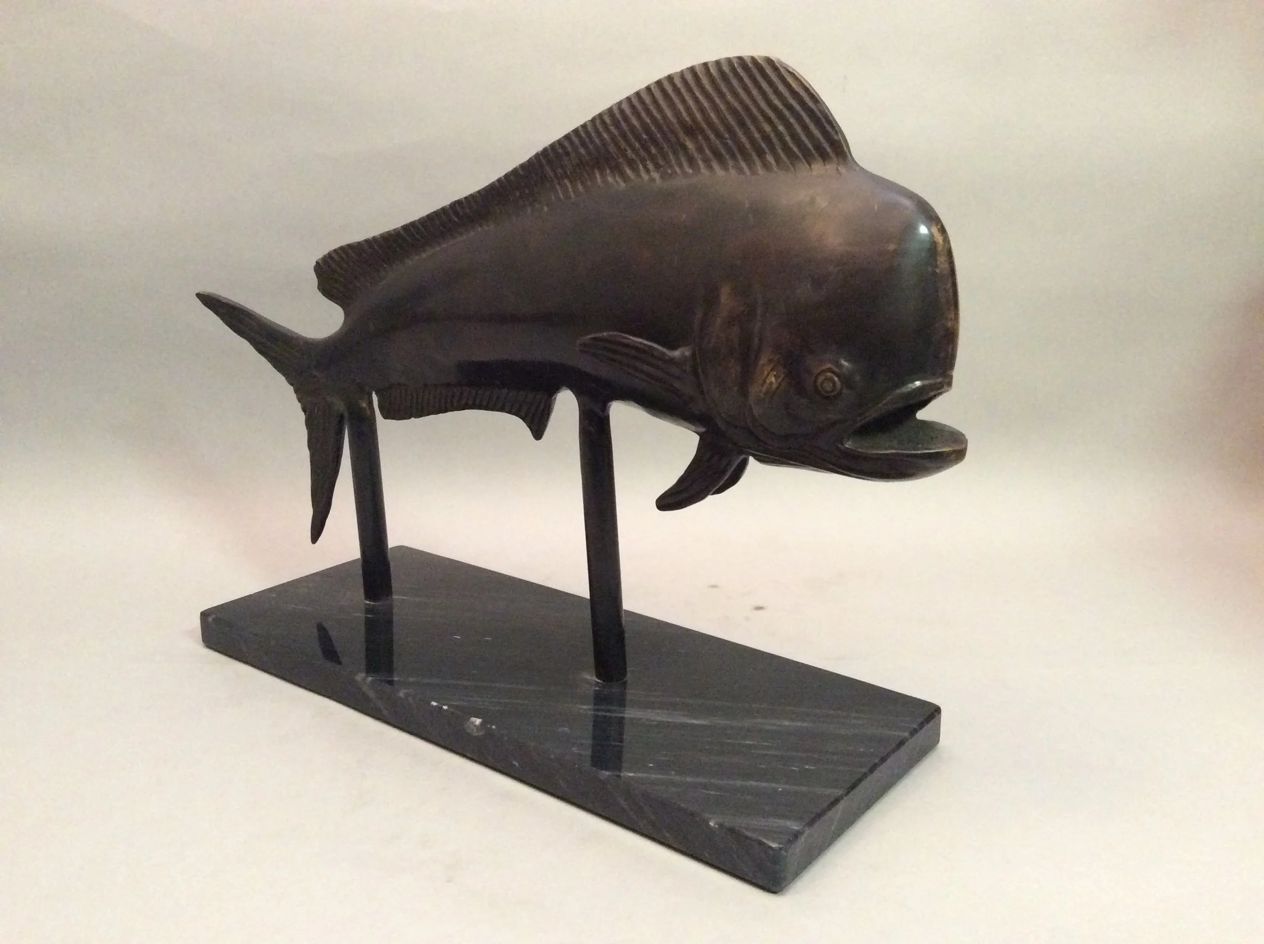 Contemporary Dolphin Fish Sculpture
