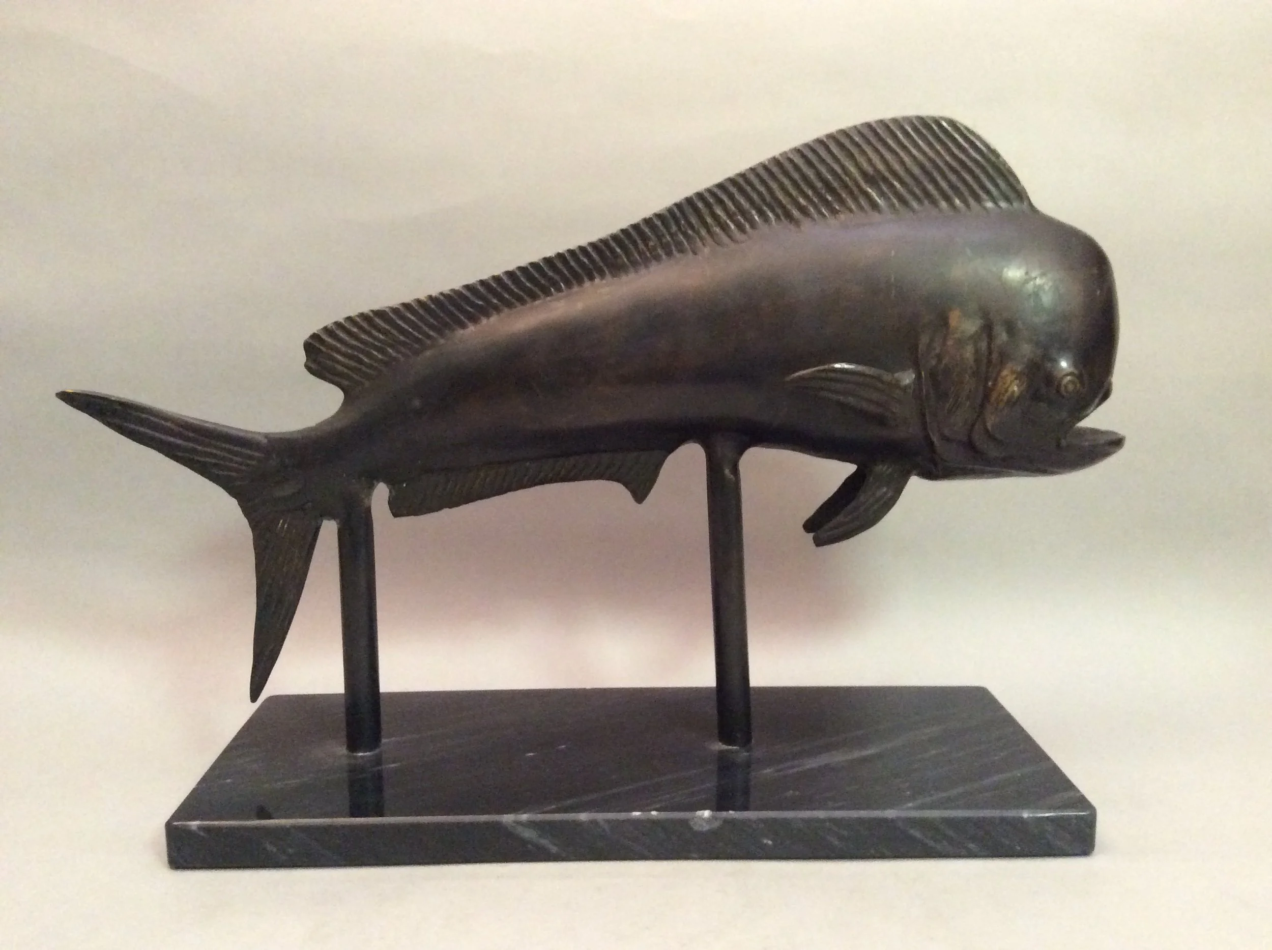 Contemporary Dolphin Fish Sculpture