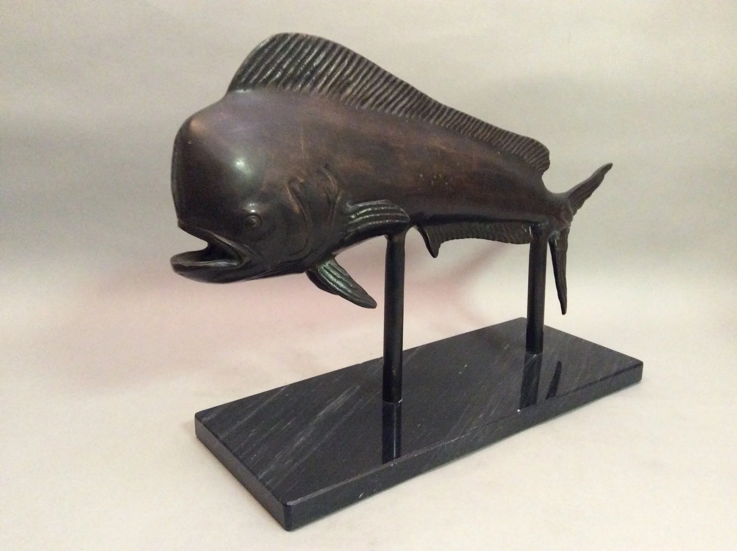 Contemporary Dolphin Fish Sculpture