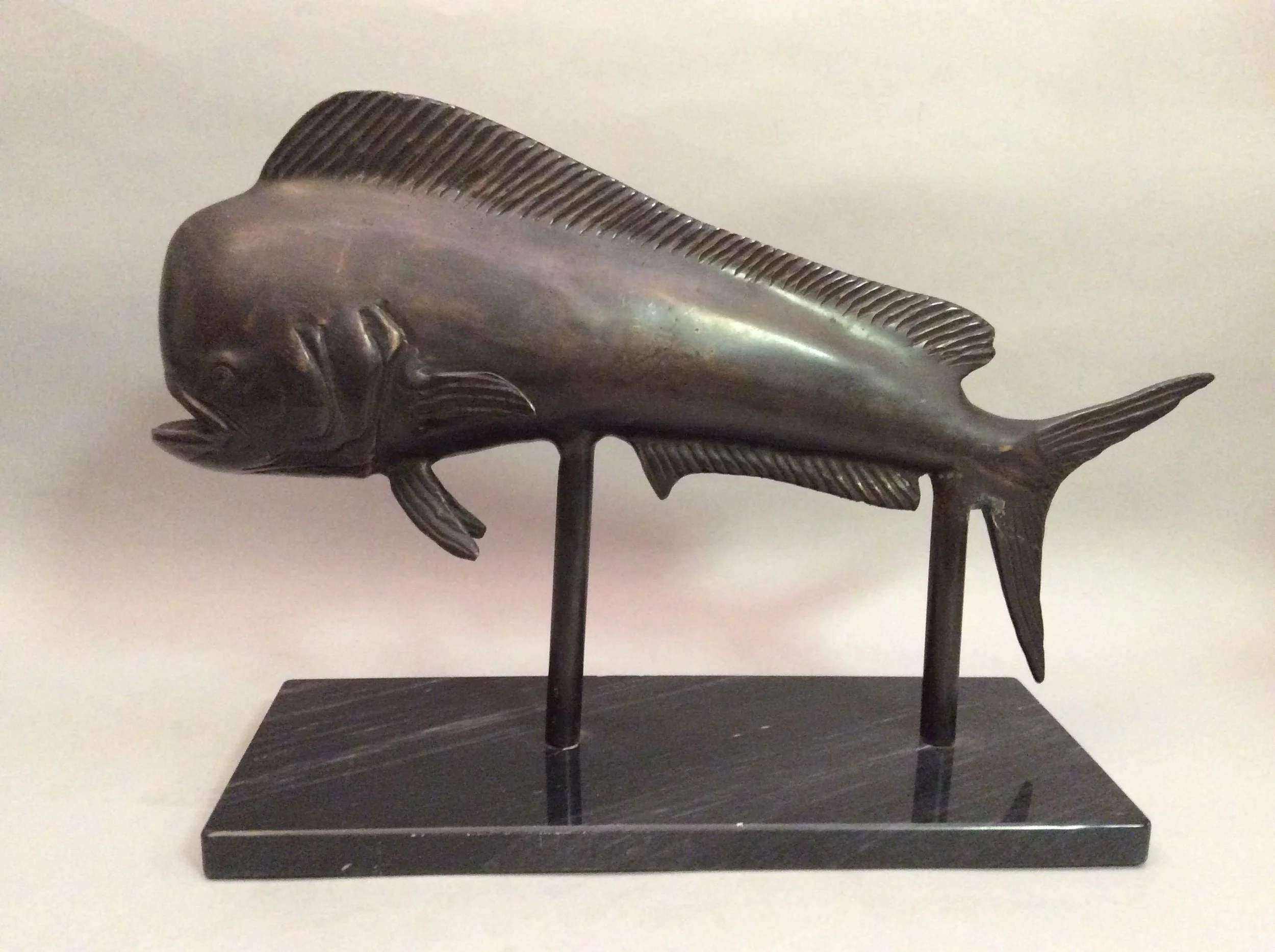 Contemporary Dolphin Fish Sculpture