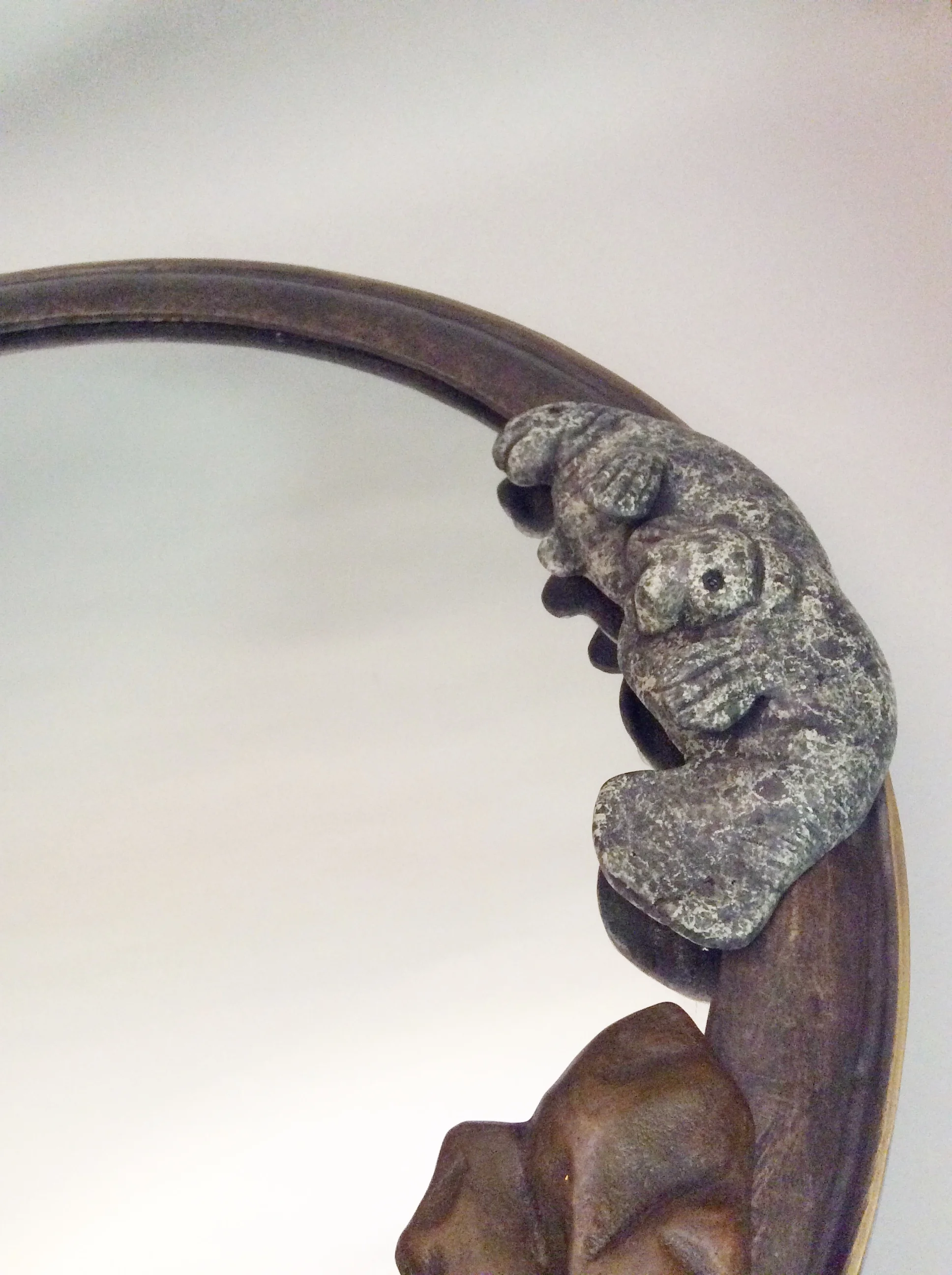 Brass Manatee Mirror
