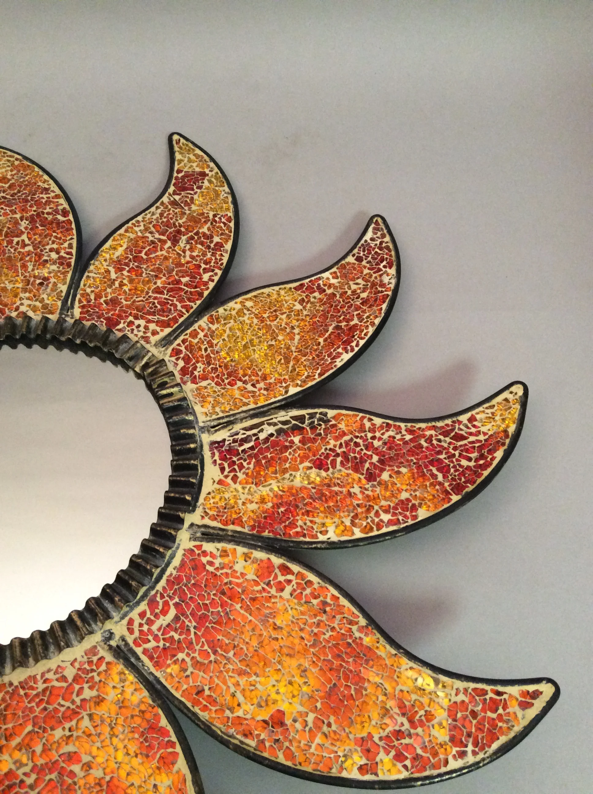 Sun Burst Mosaic Mirror