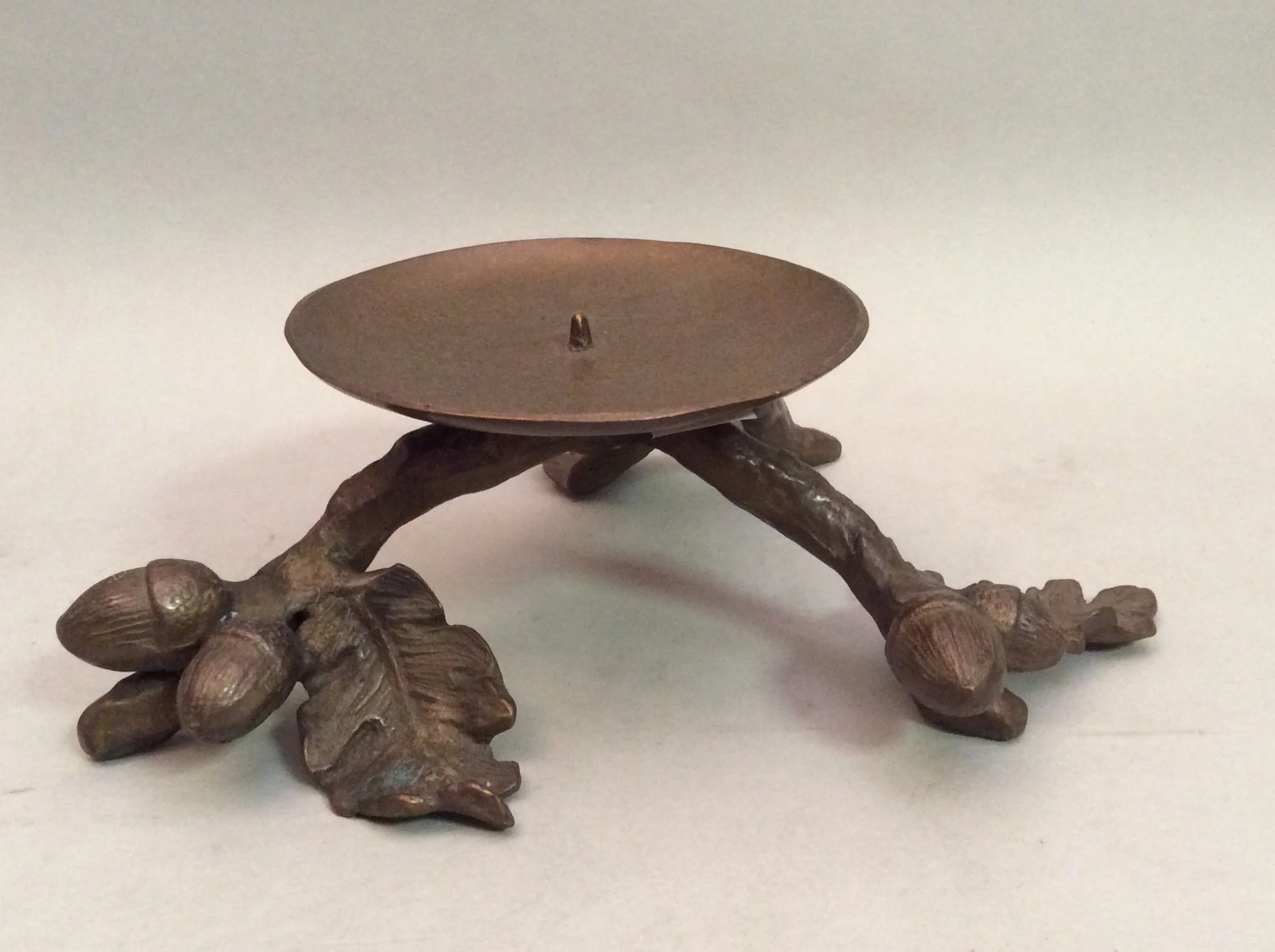 Acorns And Twigs Candle Holder