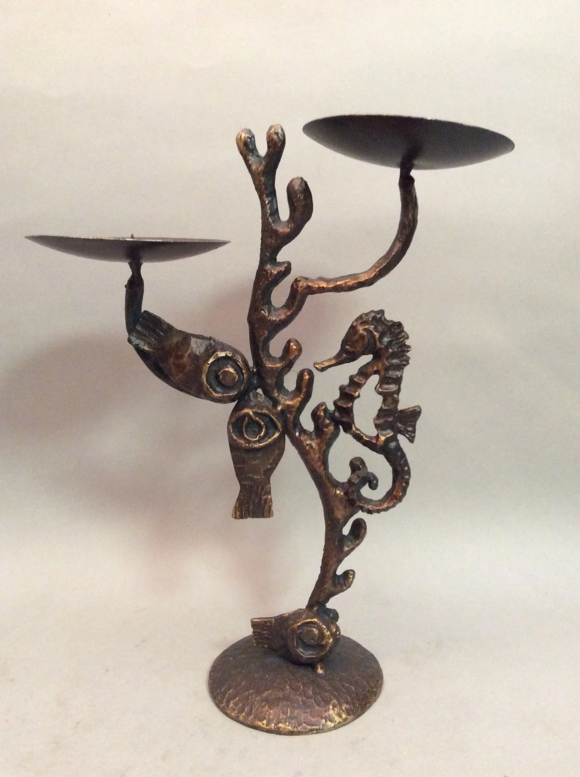 Sea Horse Candleholder