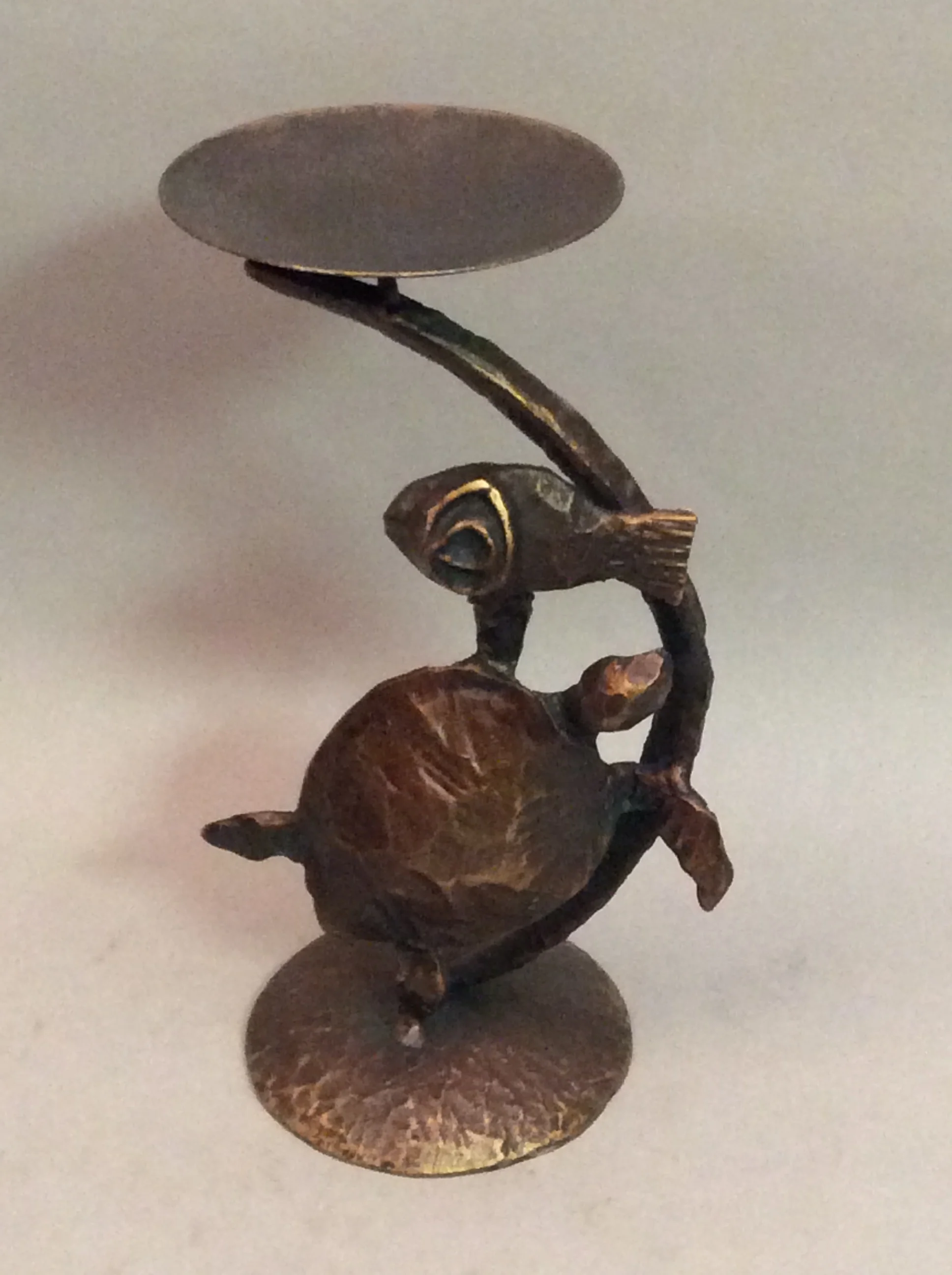 Turtle And Fish Candleholder