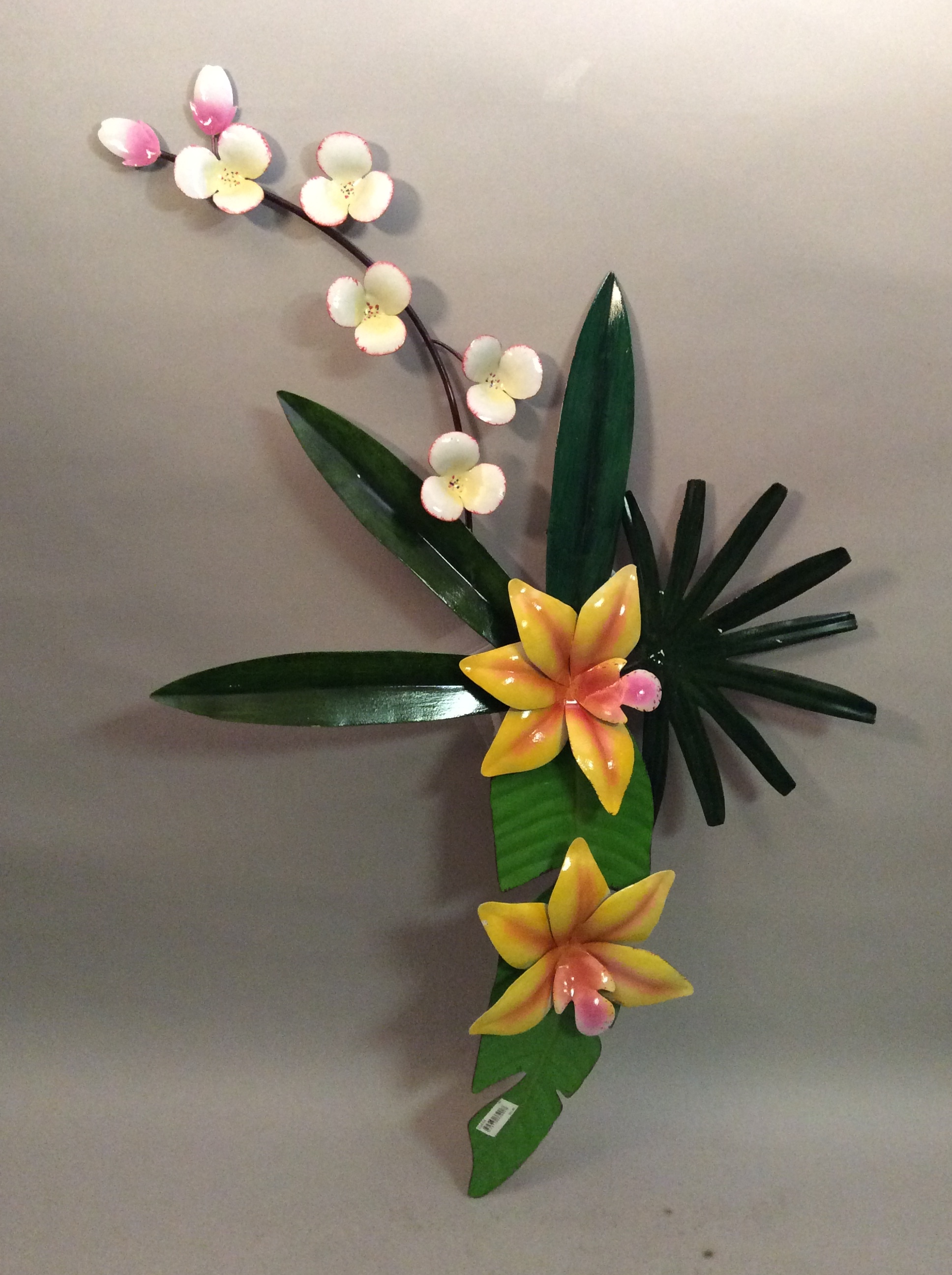 White Orchid Wall Decor