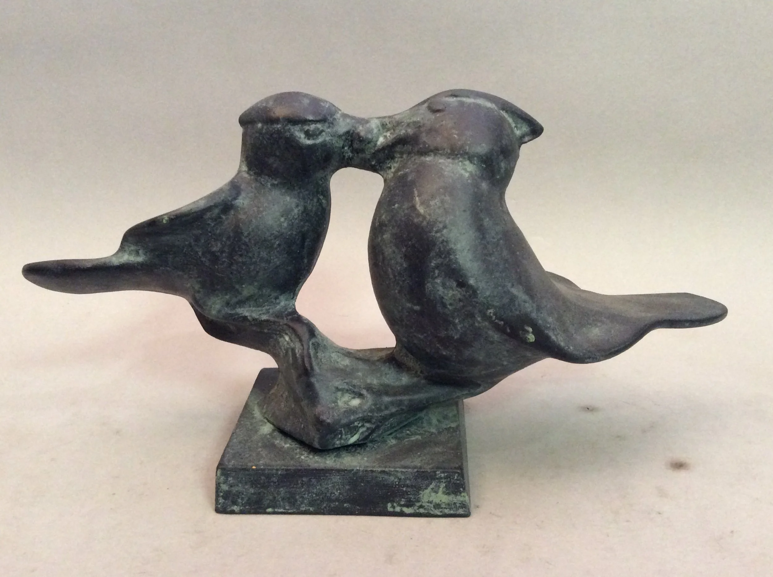 Brass Love Birds Figurine
