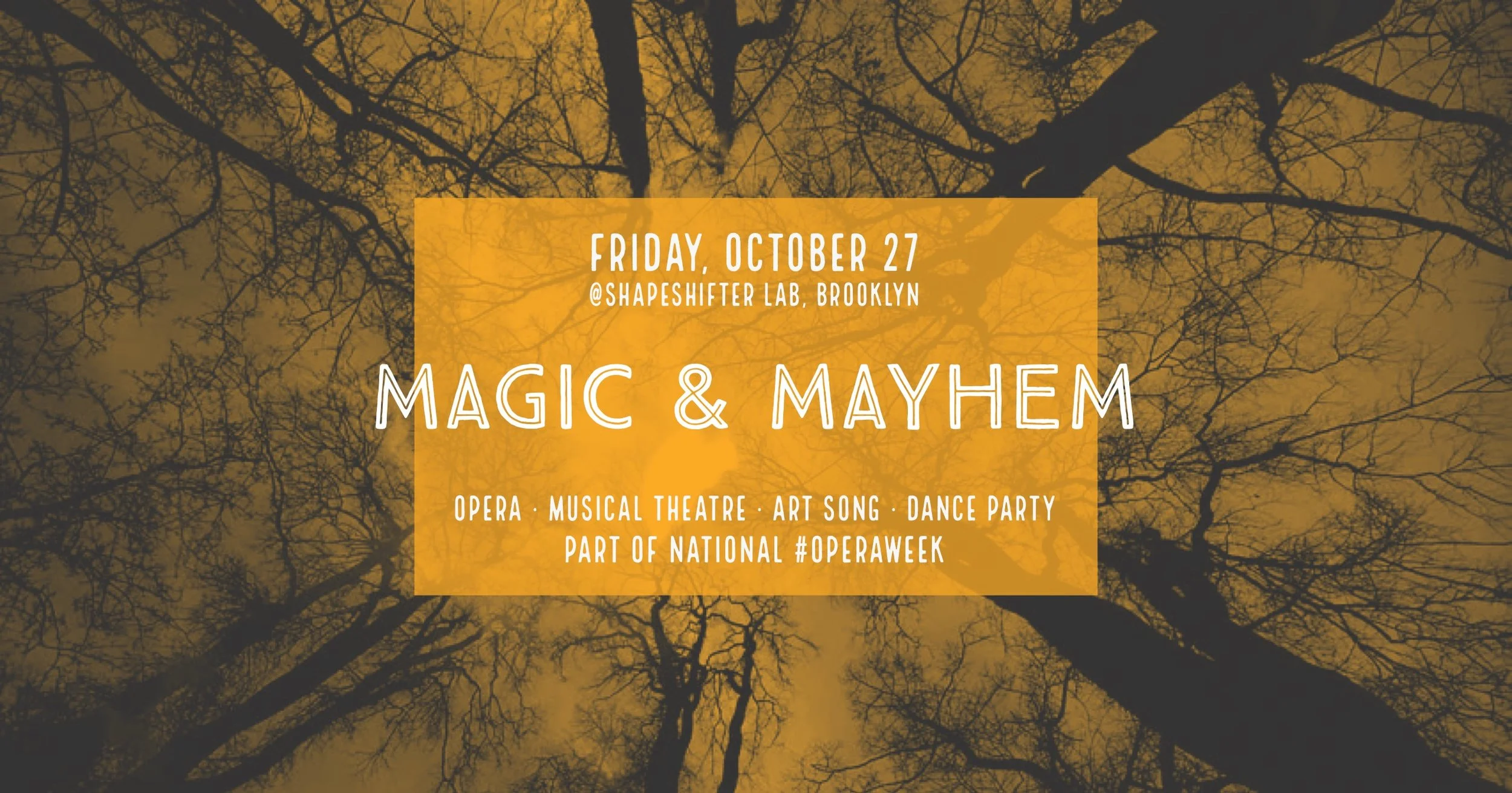 "Magic and Mayhem" with Cantanti Opera Project