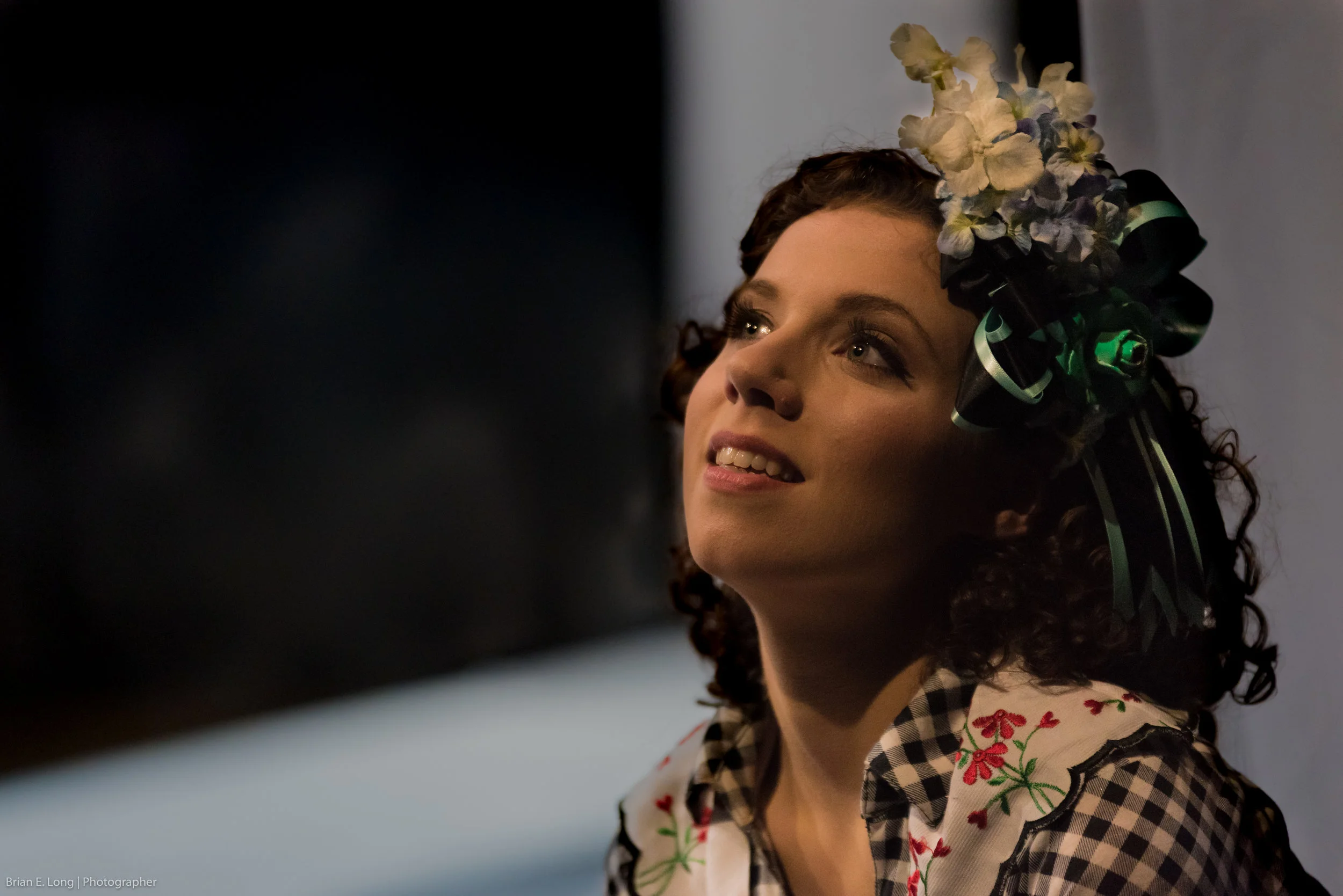 As Calisto in La Calisto with dell'Arte Opera Ensemble, 2017, LaMama Theatre. Photography: Brian Long Stage Direction: Brittany Goodwin Music Direction: Charles Weaver Costumes: Claire Townsend Makeup and Hair Design: Georgi Eberhard Scenic Design: You-Shin Chen Lighting Design: Dante Olivia Smith