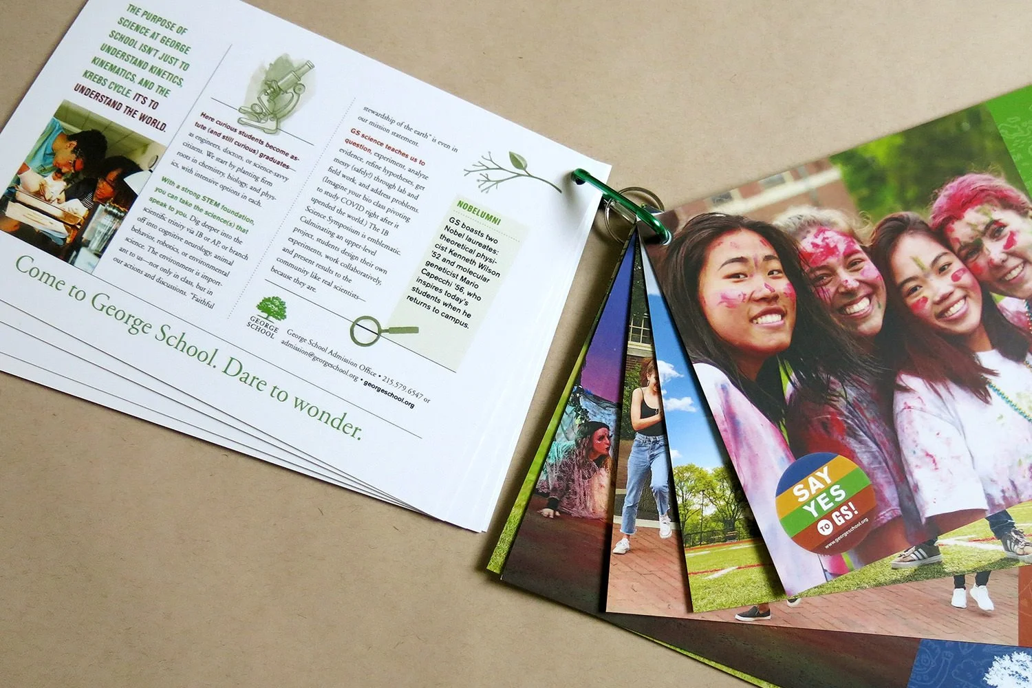 George School admission viewbook and silver Brilliance Award winner 2021