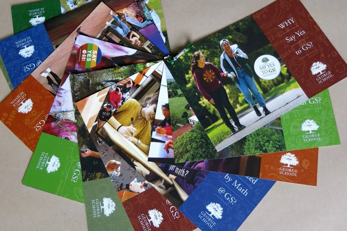 George School admission viewbook and silver Brilliance Award winner 2021