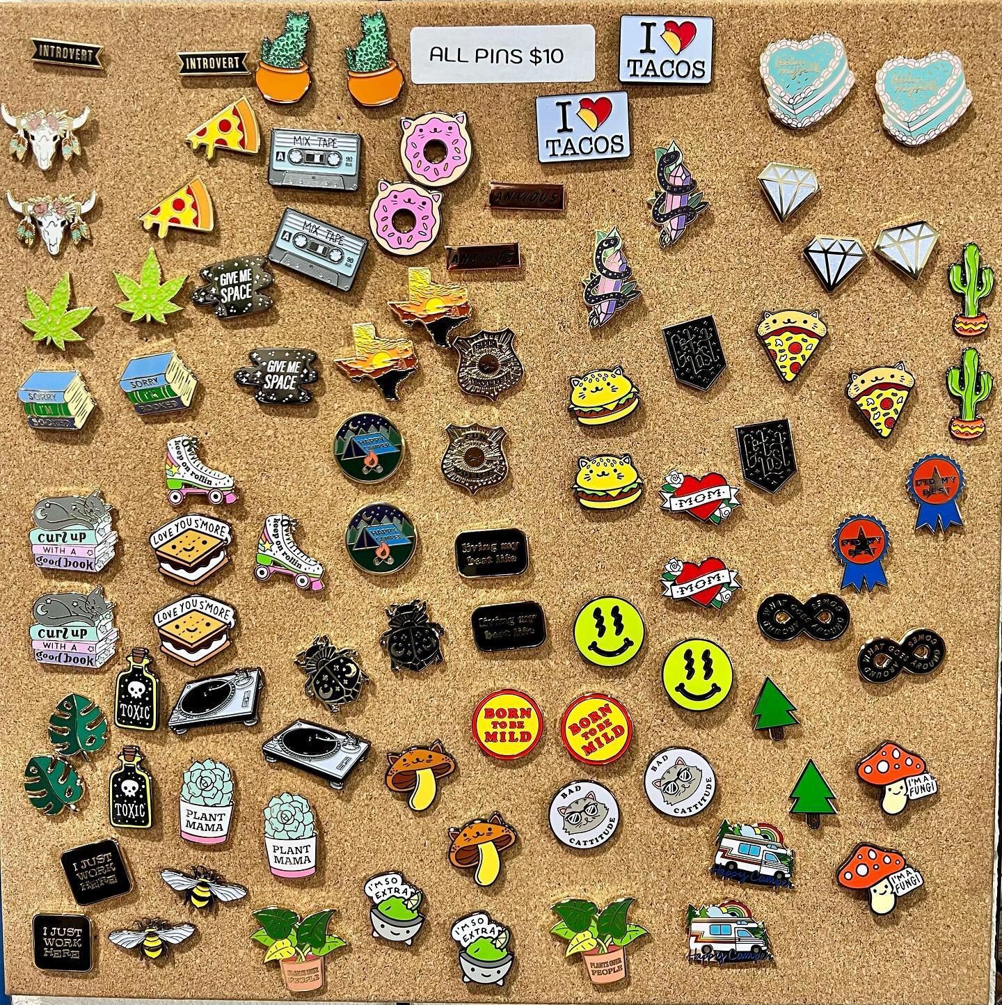 We have more than just alien stuff! Come in and check out our pins - we are always putting cool new ones on our pin board 😎