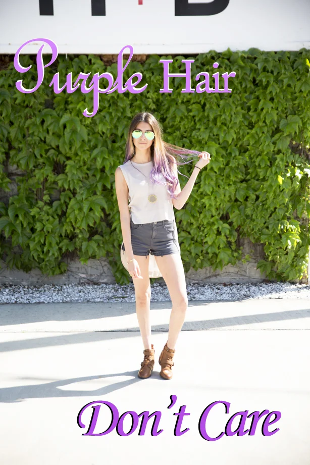 purple ombre hair