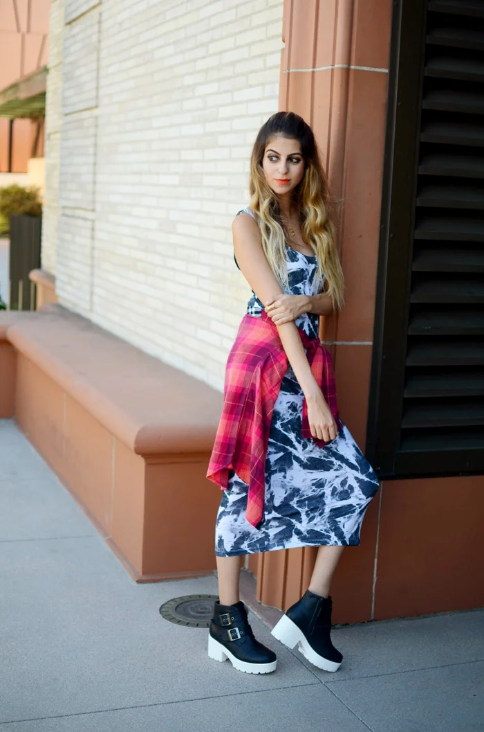 plaid shirt