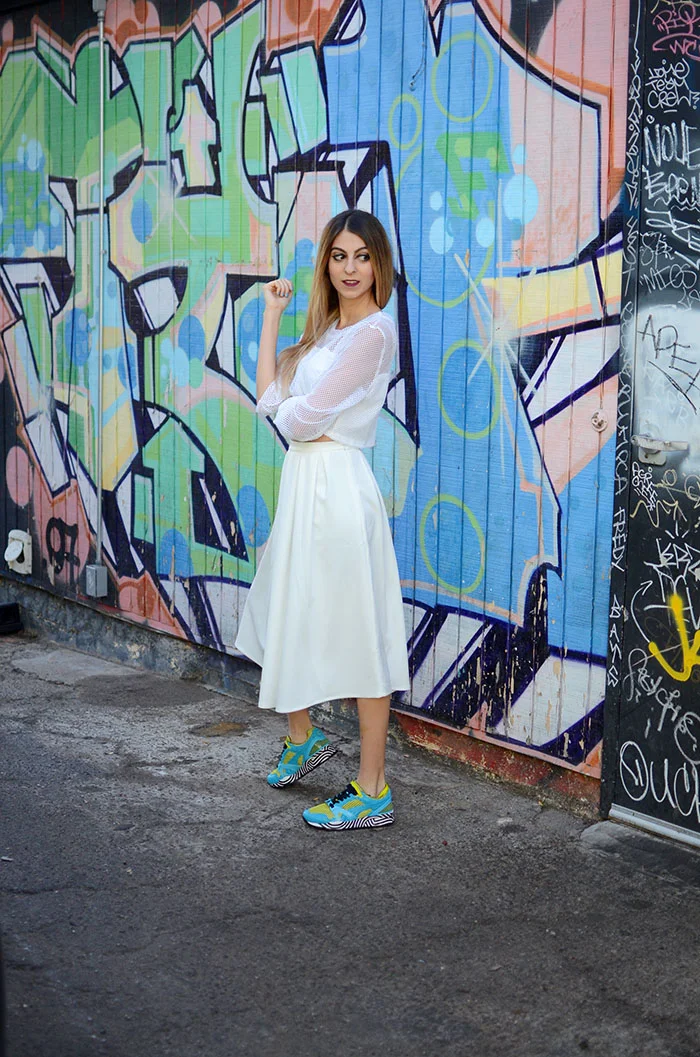 colorful sneakers