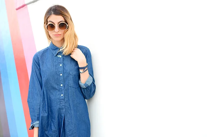 jean dress alexa chung