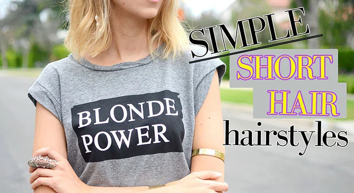 simple short hair hairstyles